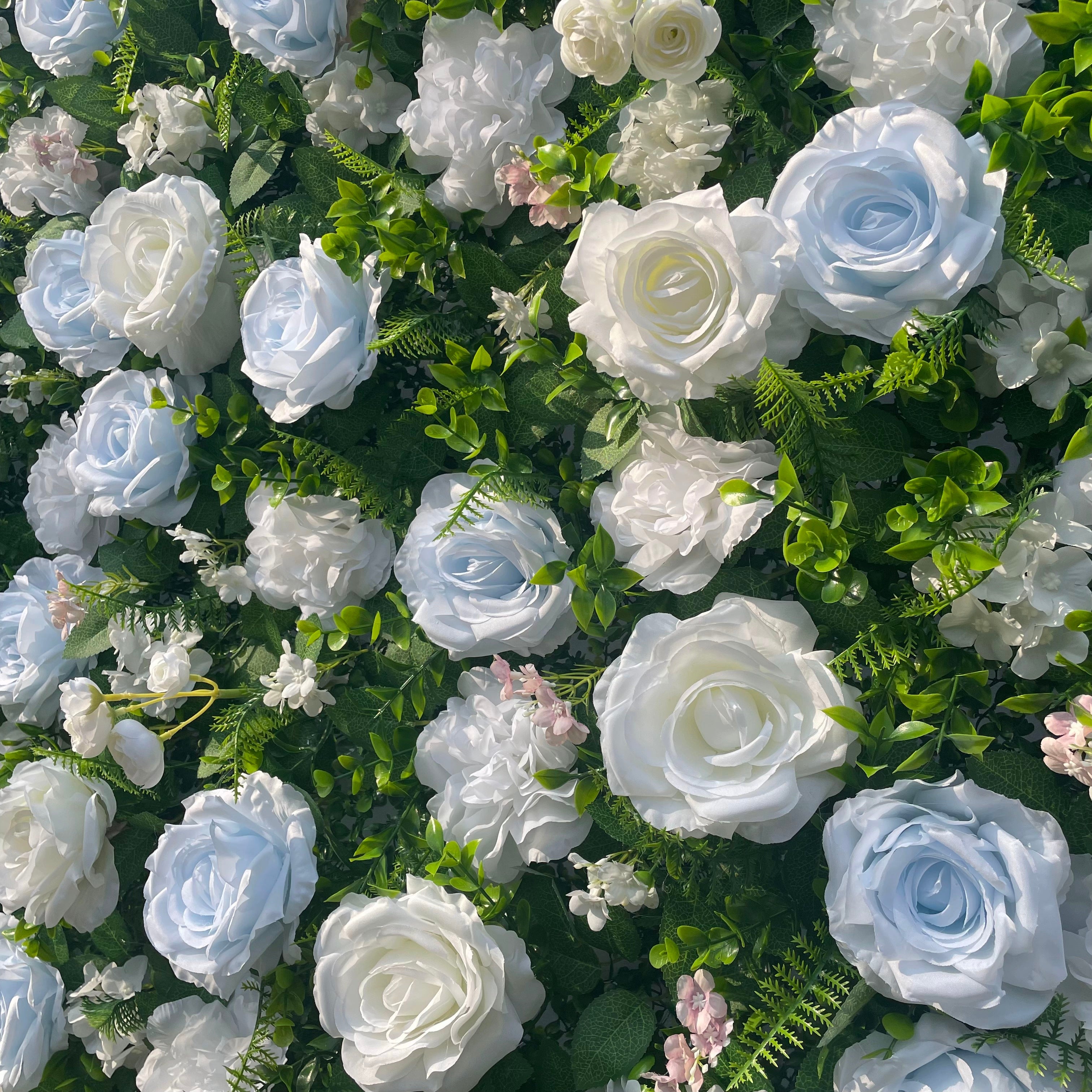 Newport 3D Fabric Artificial Zip Up Curtain Flower Wall For Wedding and Events Decoration
