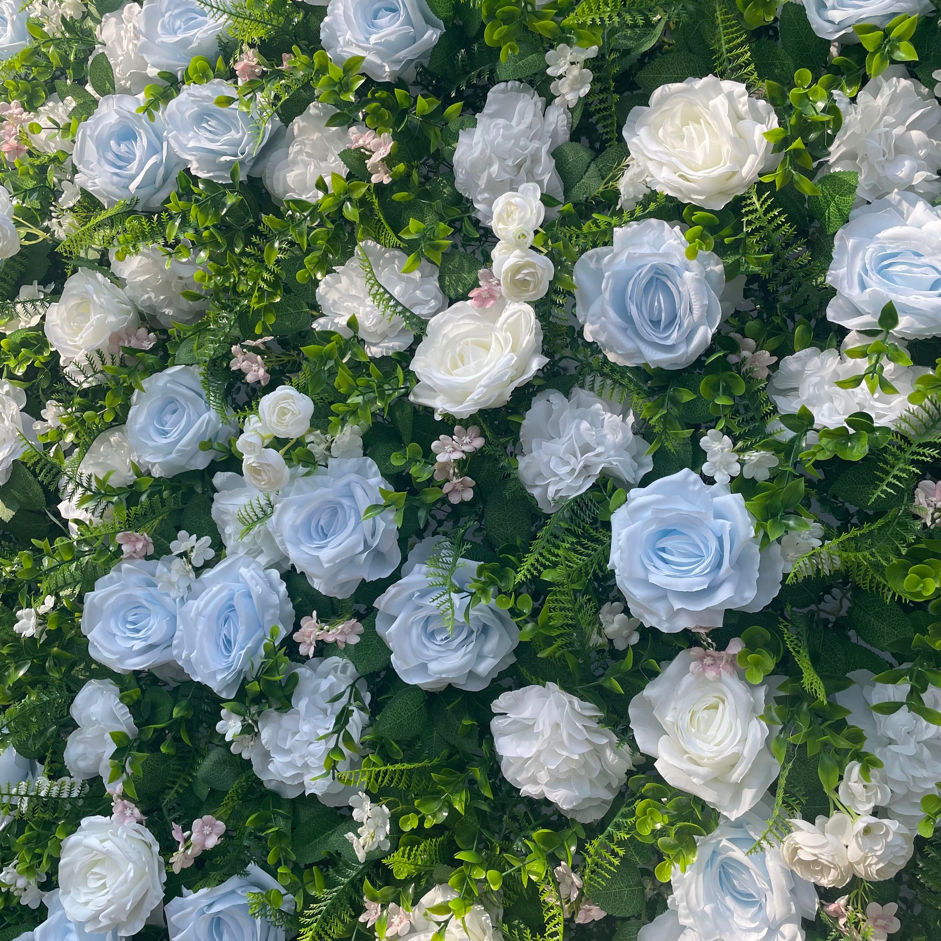 Newport 3D Fabric Artificial Zip Up Curtain Flower Wall For Wedding and Events Decoration