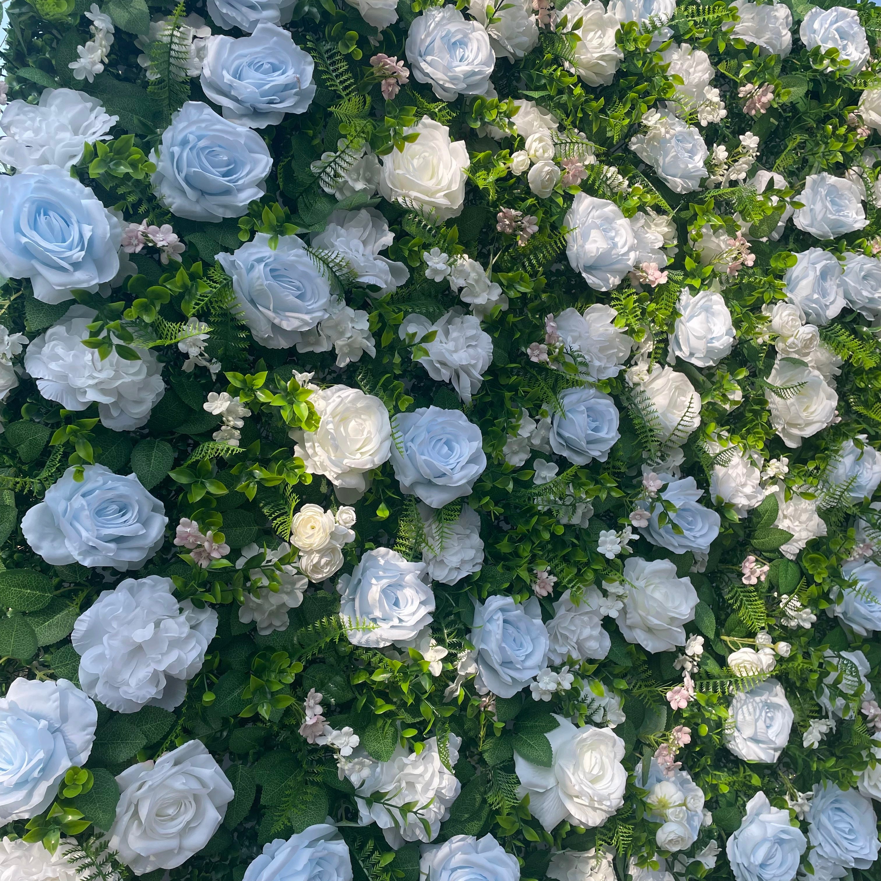 Newport 3D Fabric Artificial Zip Up Curtain Flower Wall For Wedding and Events Decoration