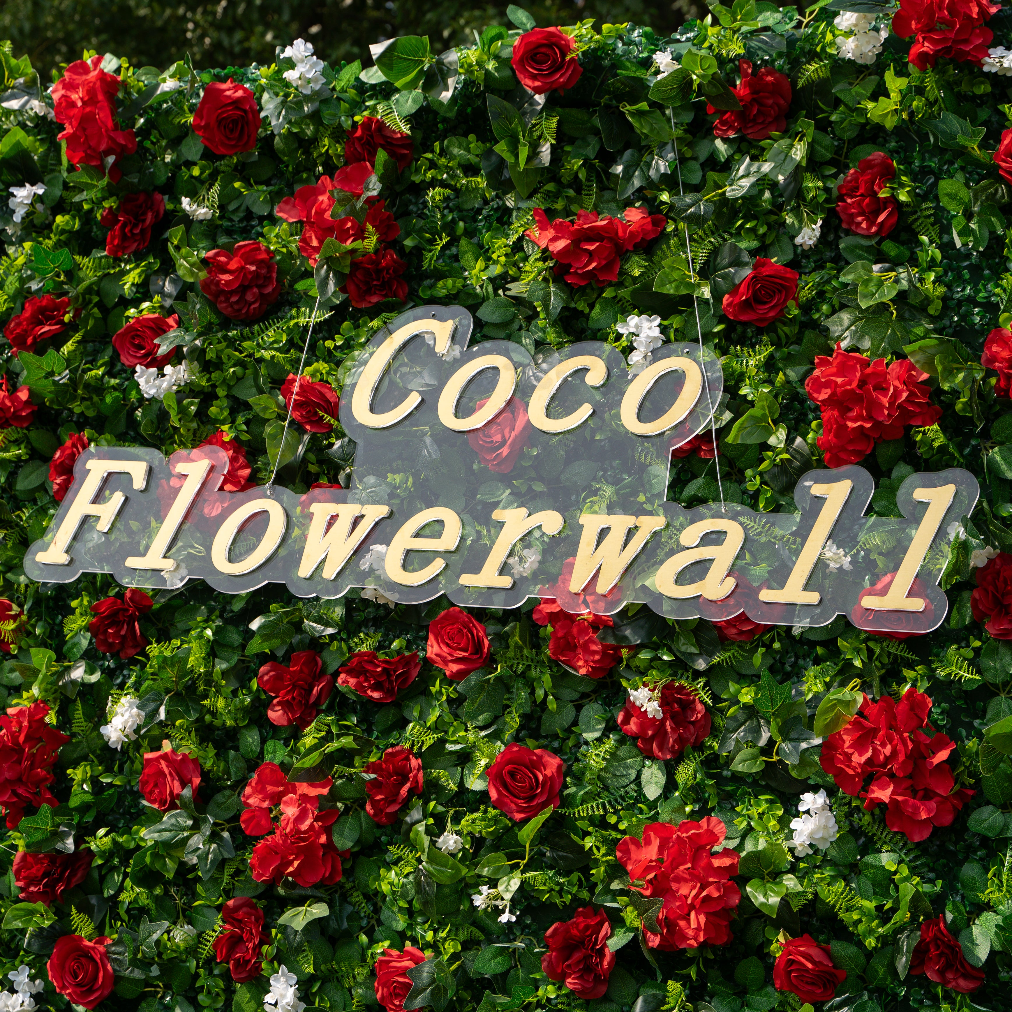 Interlaken 2D Artificial Zip Up Curtain Flower Wall For Wedding & Home & Events Decoration
