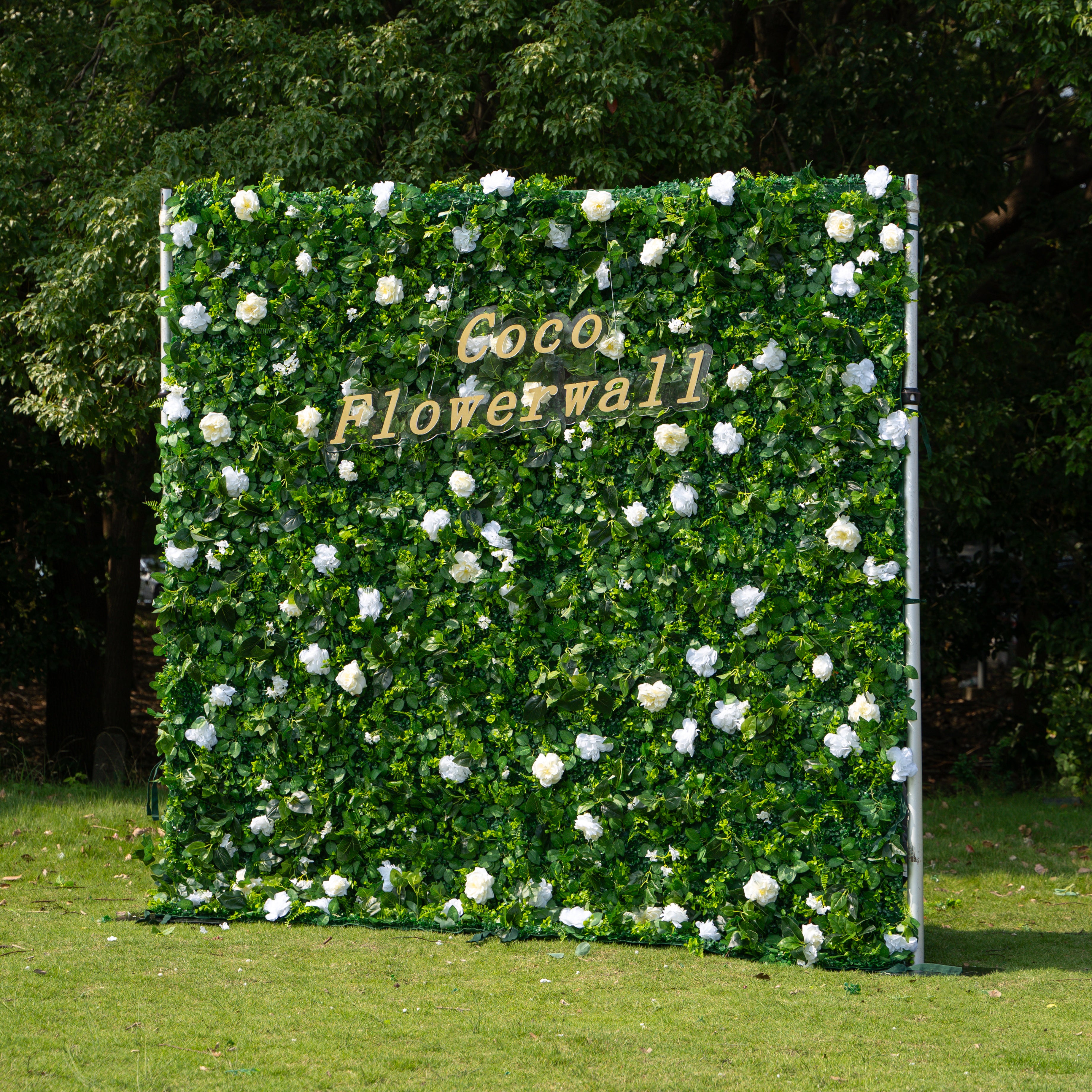 Seattle 2D Artificial Zip Up Curtain Flower Wall For Wedding & Home & Events Decoration