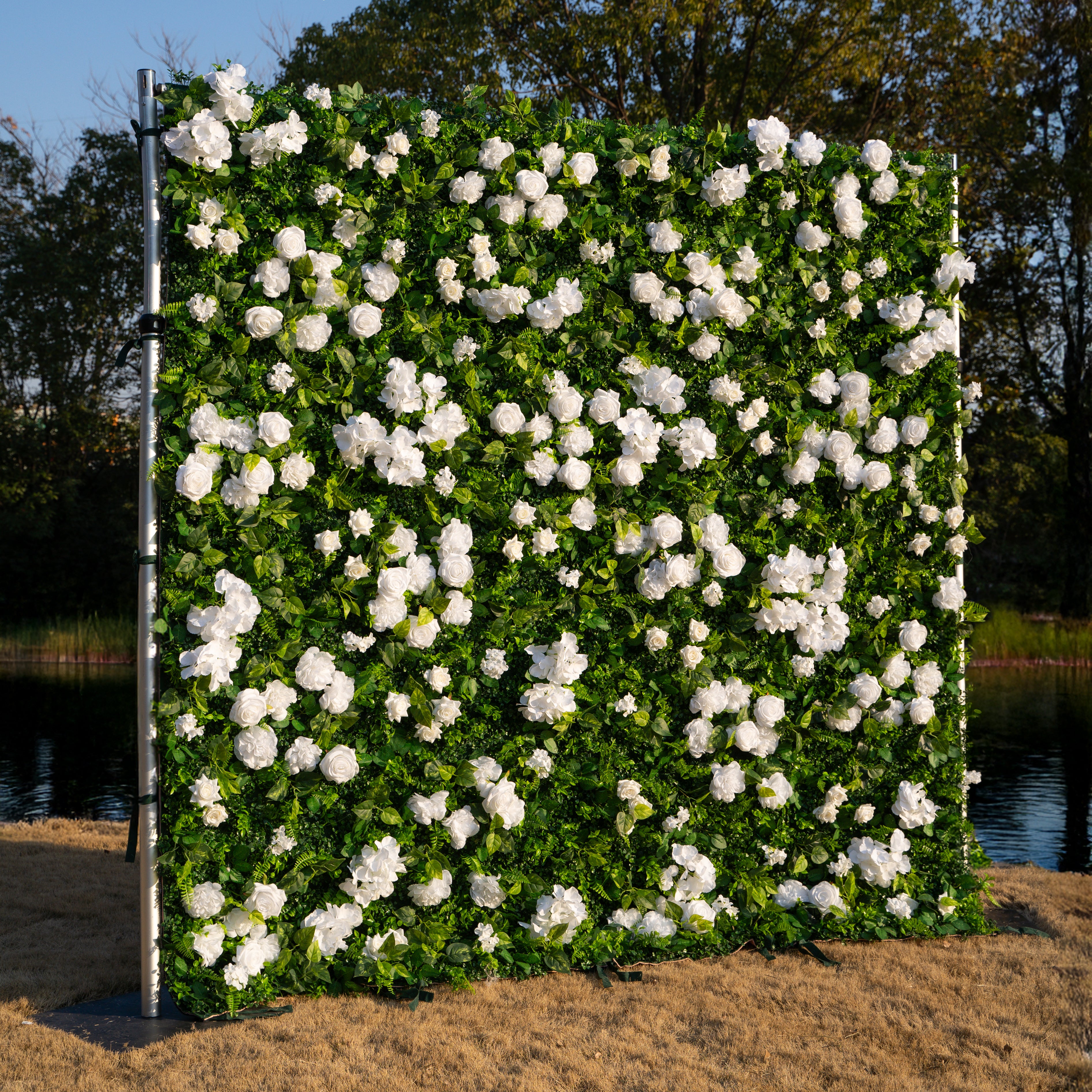 Harvard 2D Artificial Zip Up Curtain Flower Wall For Wedding & Home & Events Decoration(Ready to Ship 30-35 days! )