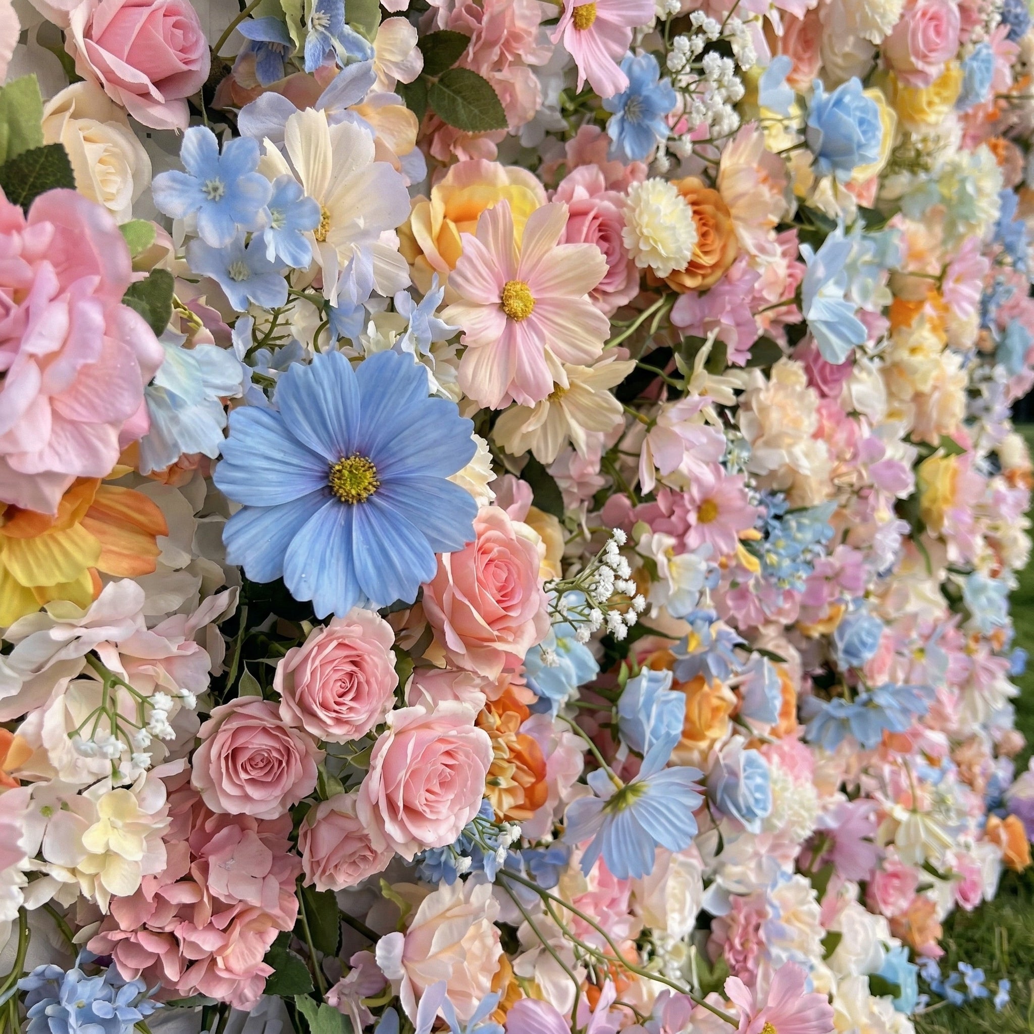 Galenine 5D Colorful Mood Artistic Flower Wall For Wedding and Events