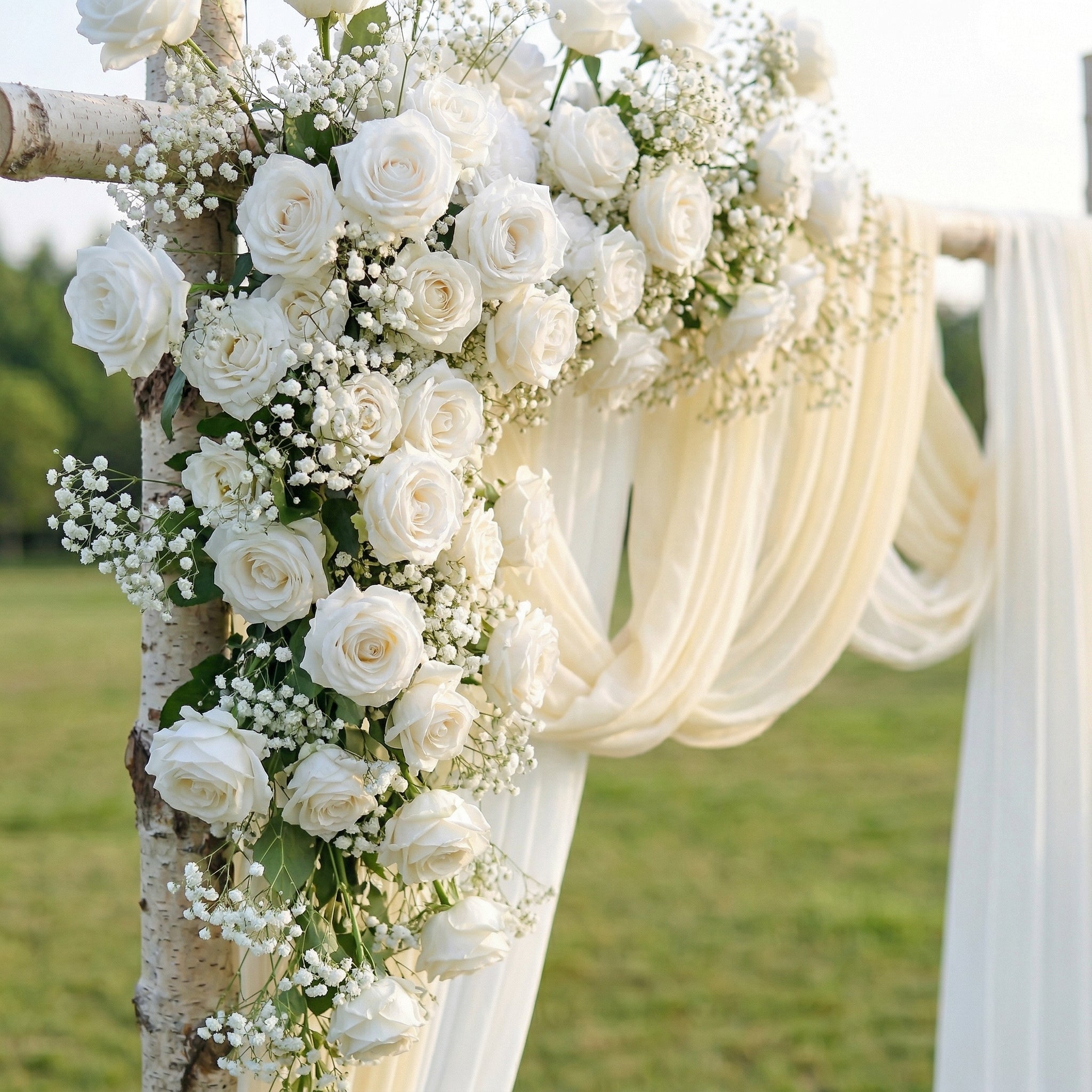 Olive White Rose & Baby&