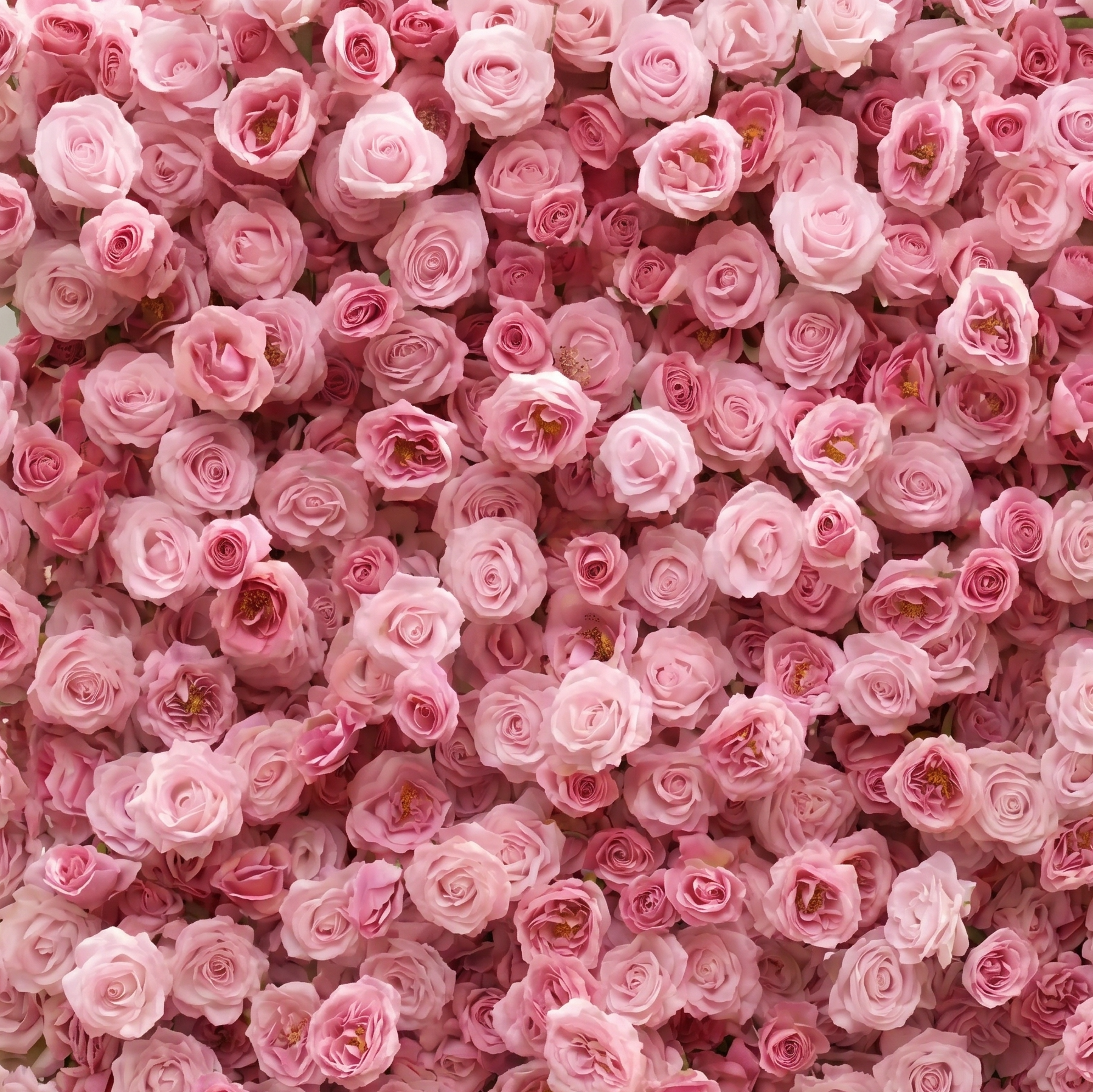Nectar Luxury 4D Pink Silk Floral Wall Roll-Up Backdrop for Elegant Minimalist Weddings