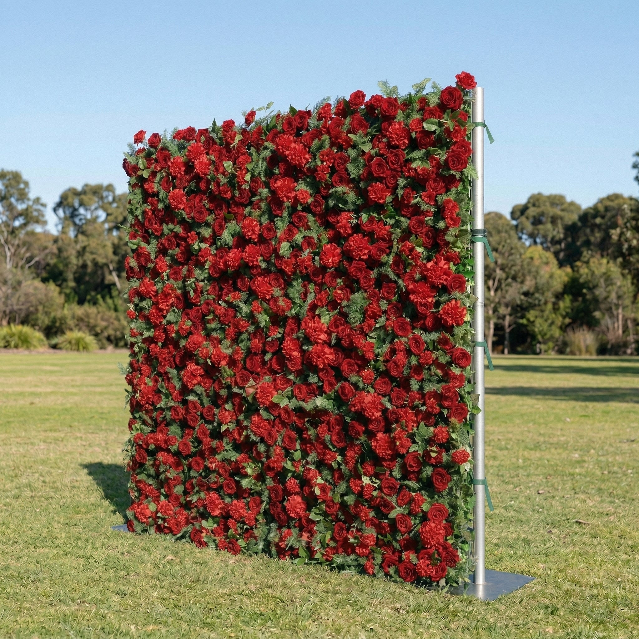 Petalia 3D Fabric Artificial Zip Up Curtain Flower Wall For Wedding and Events Decoration
