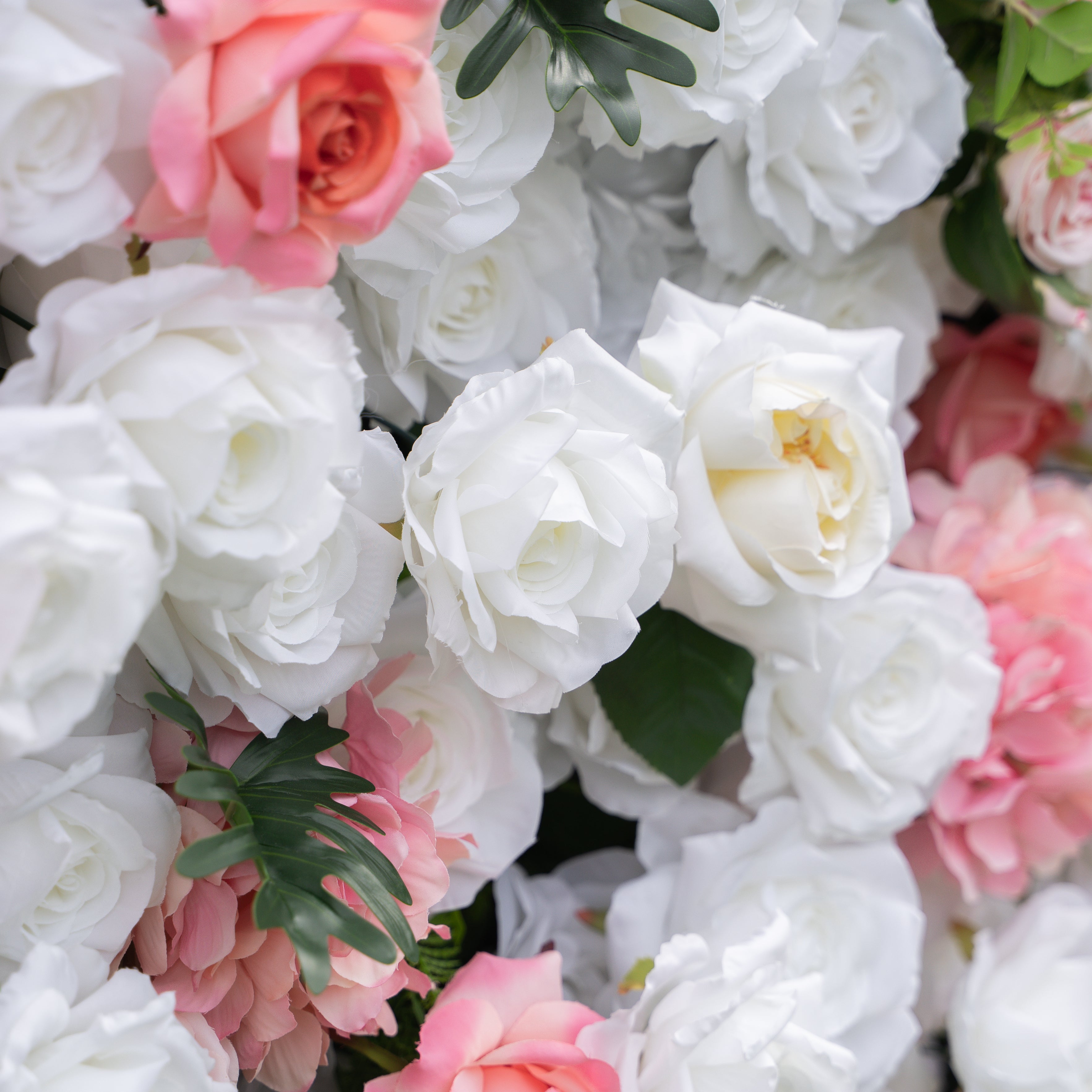 Grant 5D Luxury Fabric Artificial Zip Up Curtain Flower Wall For Event