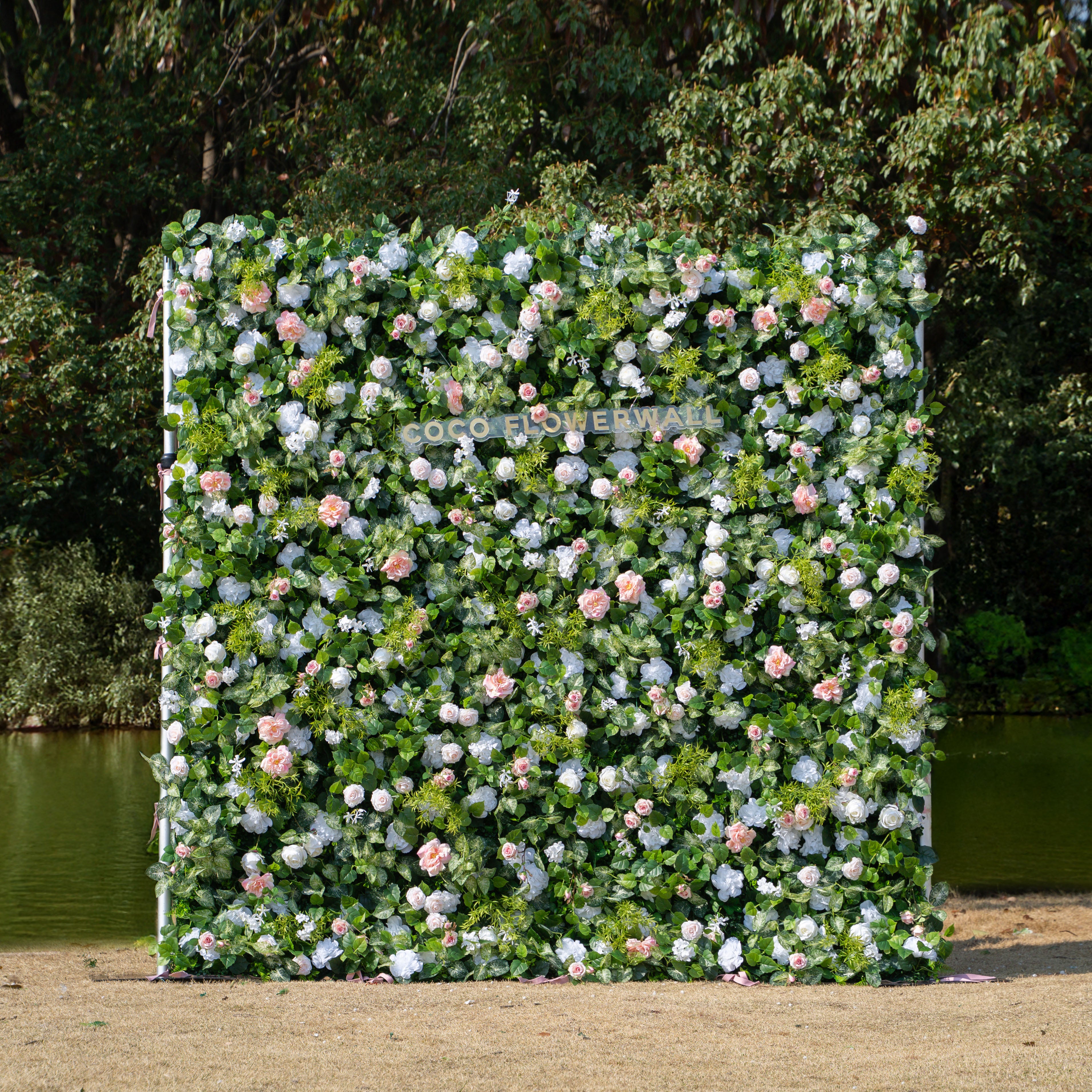 Beatty 3D Fabric Artificial Zip Up Curtain Flower Wall For Wedding and Events Decoration