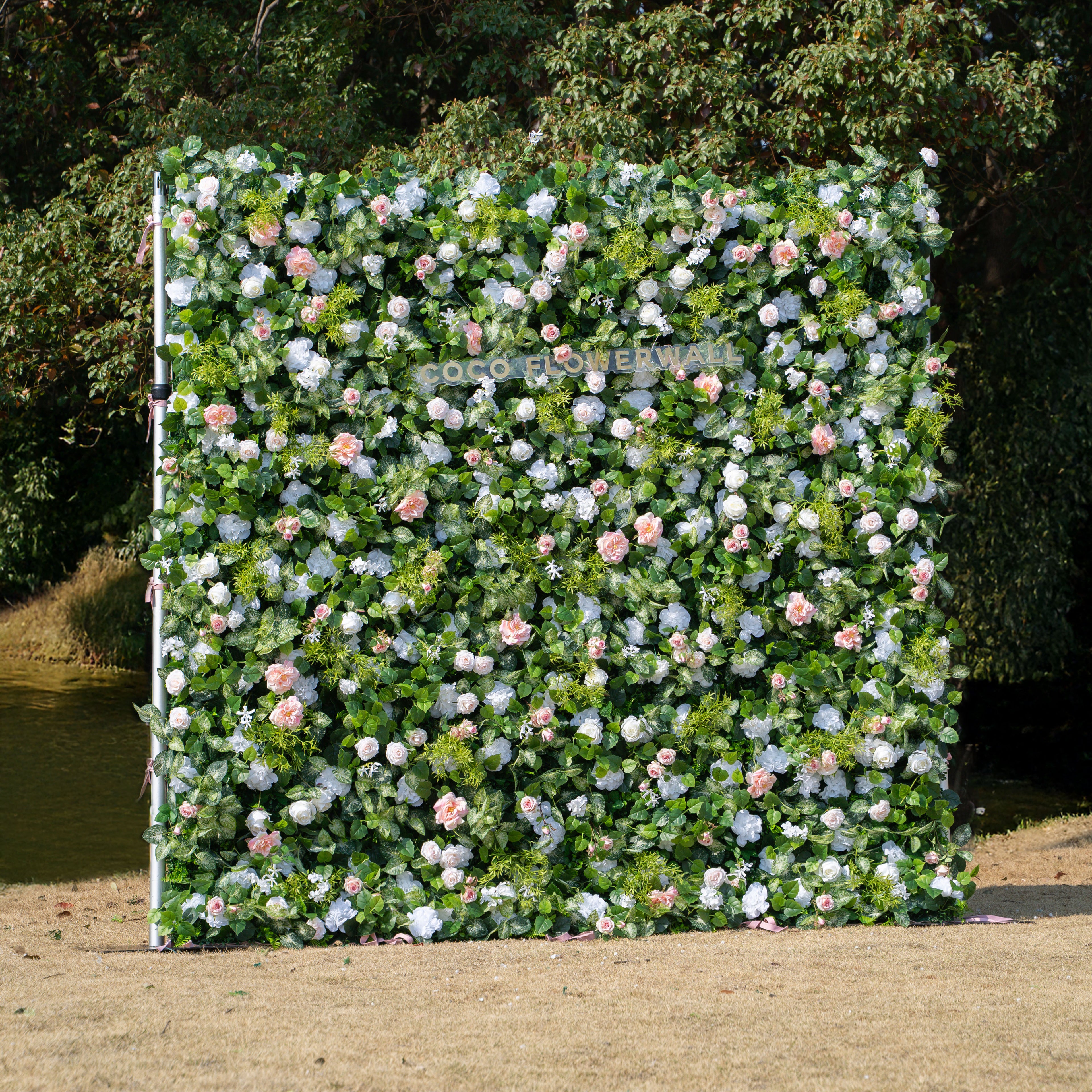 Beatty 3D Fabric Artificial Zip Up Curtain Flower Wall For Wedding and Events Decoration