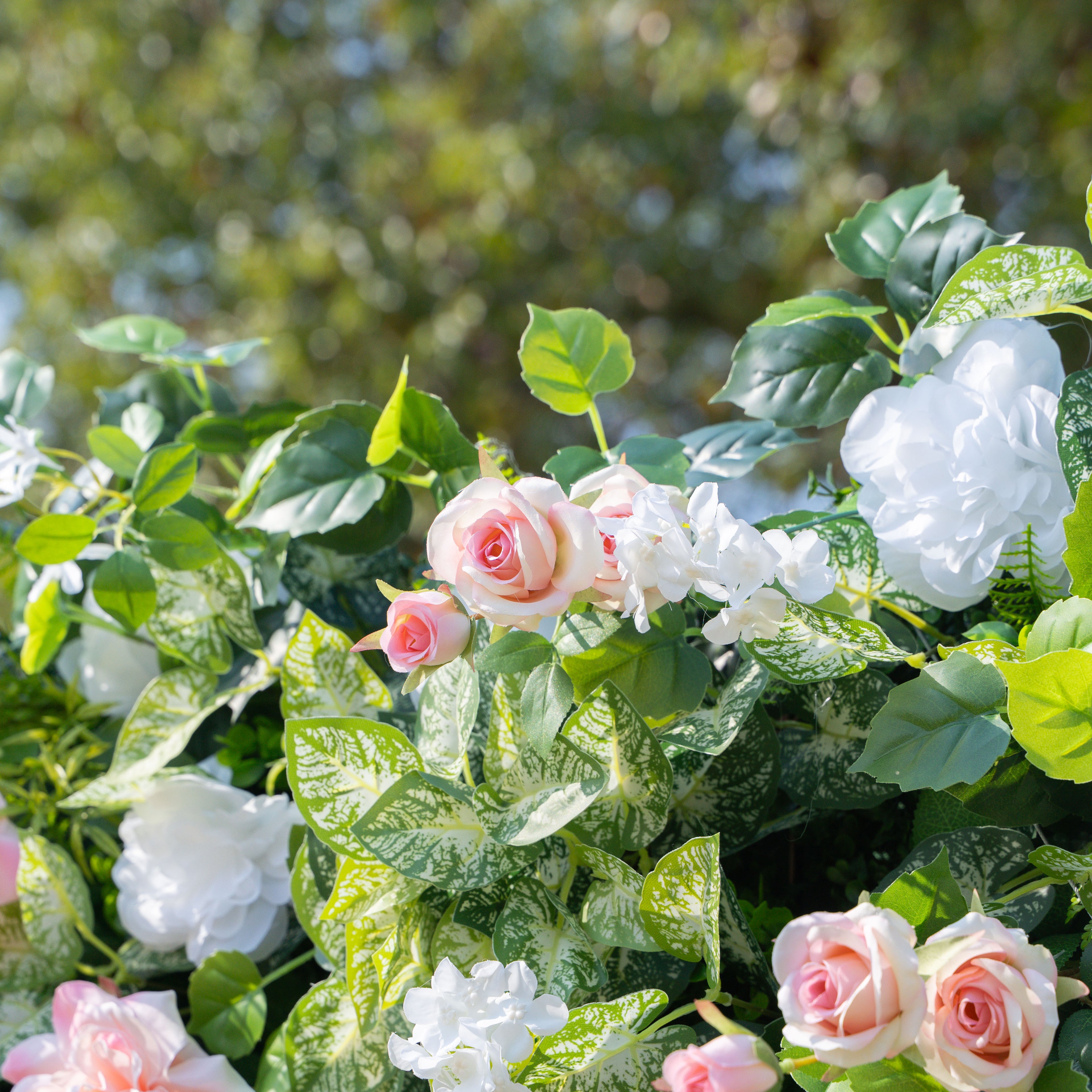 Beatty 3D Fabric Artificial Zip Up Curtain Flower Wall For Wedding and Events Decoration
