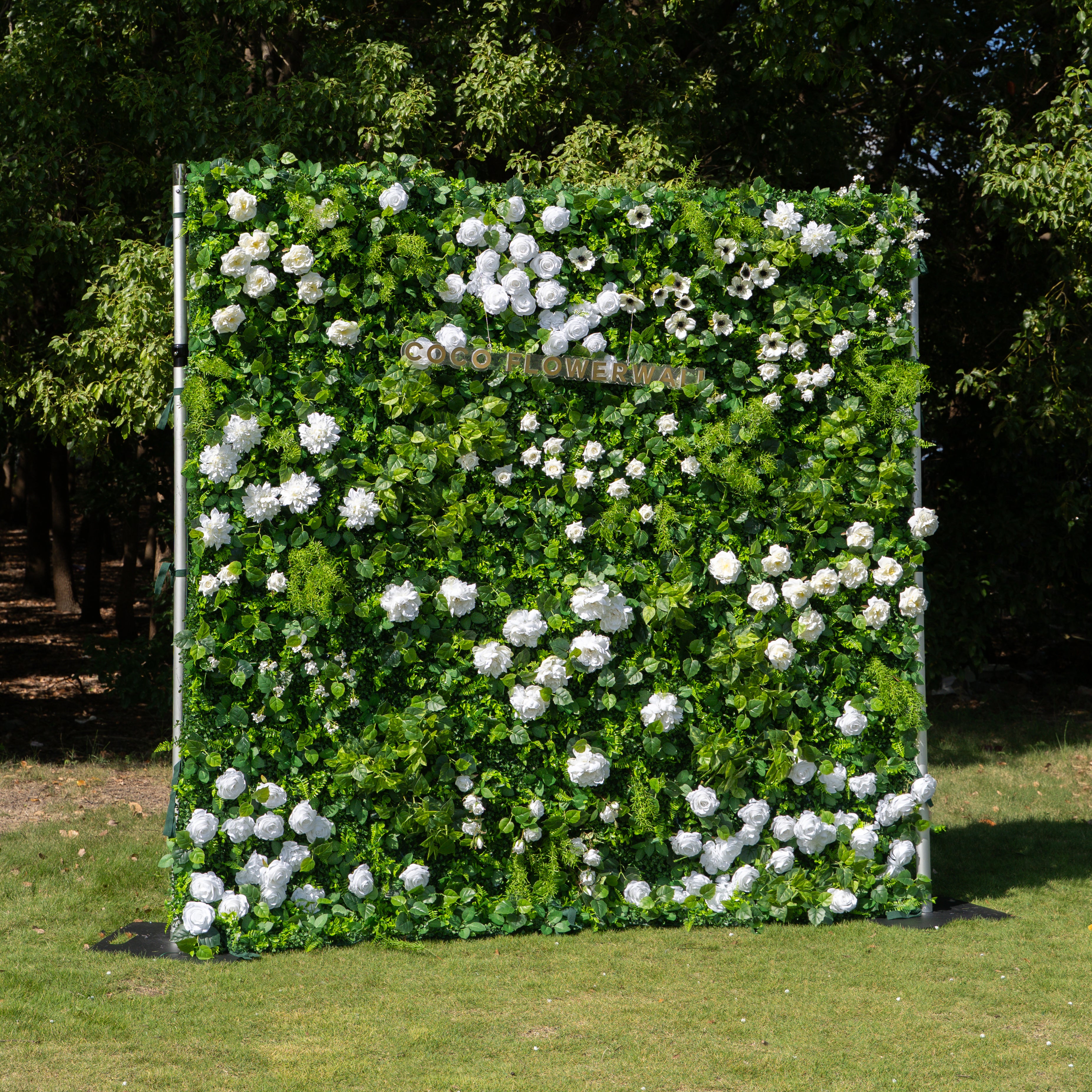 Cornell 2D Artificial Zip Up Curtain Flower Wall For Wedding & Home & Events Decoration