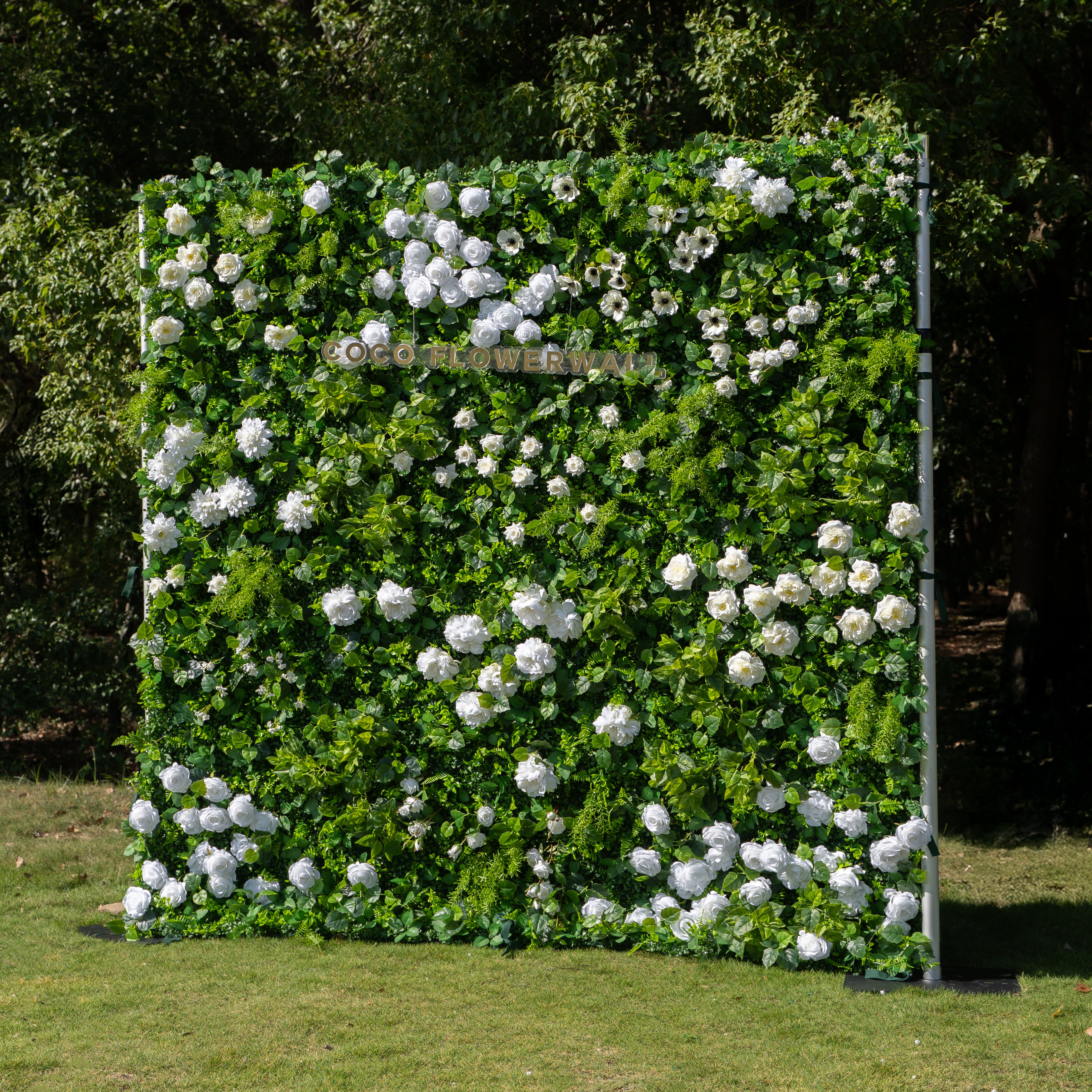 Cornell 2D Artificial Zip Up Curtain Flower Wall For Wedding & Home & Events Decoration