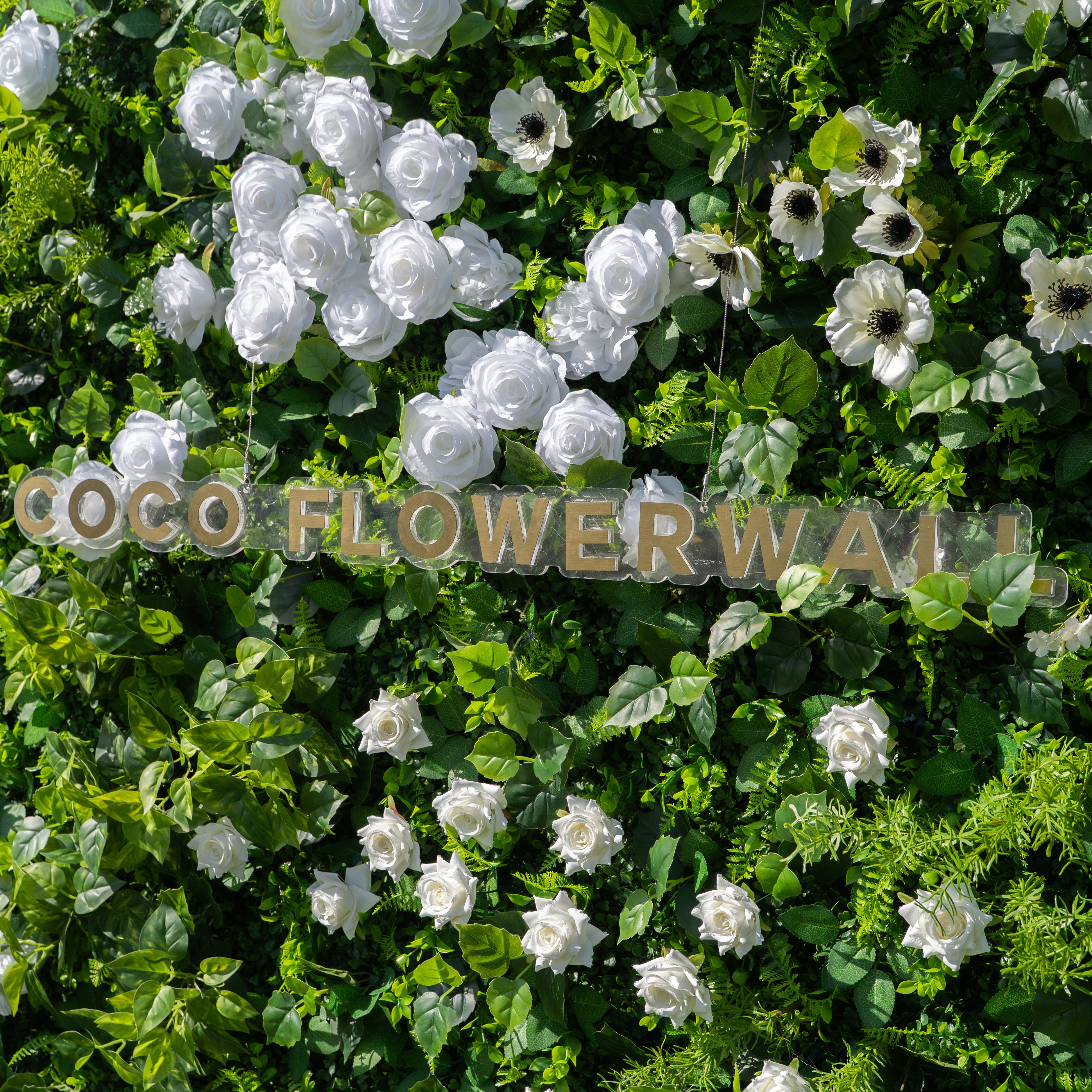 Cornell 2D Artificial Zip Up Curtain Flower Wall For Wedding & Home & Events Decoration
