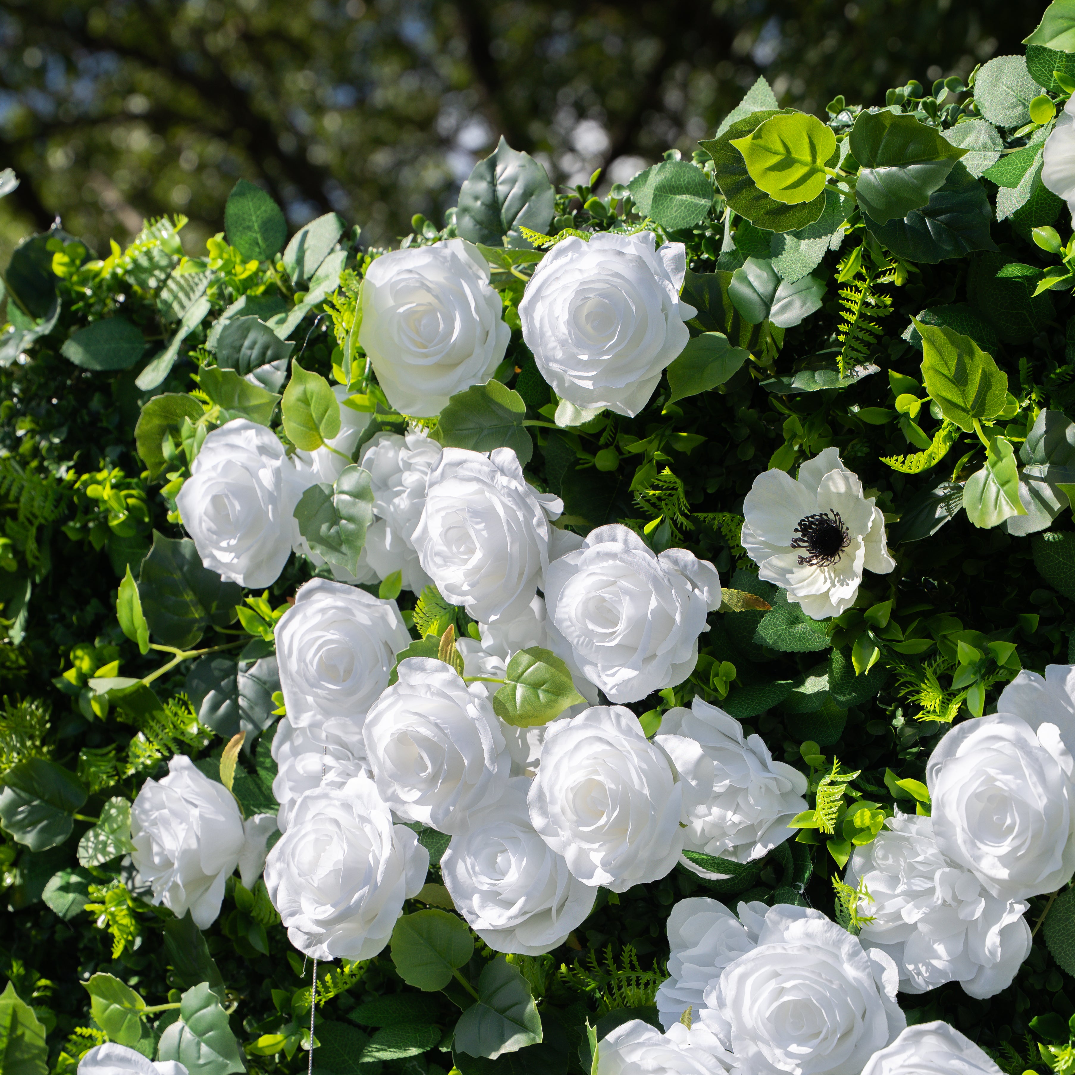 Cornell 2D Artificial Zip Up Curtain Flower Wall For Wedding & Home & Events Decoration