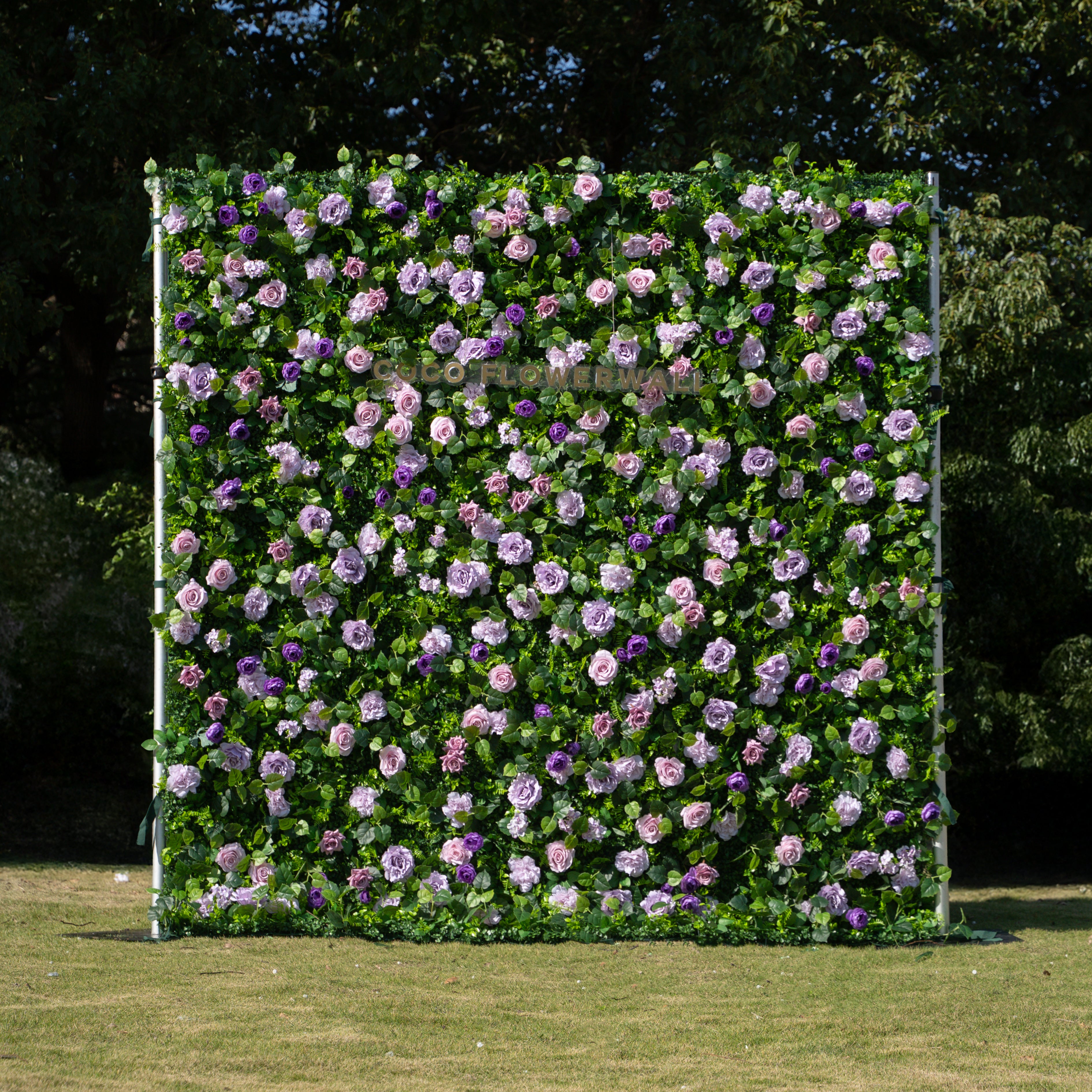 Linden 2D Artificial Flower Wall – Easy Zip-Up Installation, Perfect for Christmas & New Year Events!