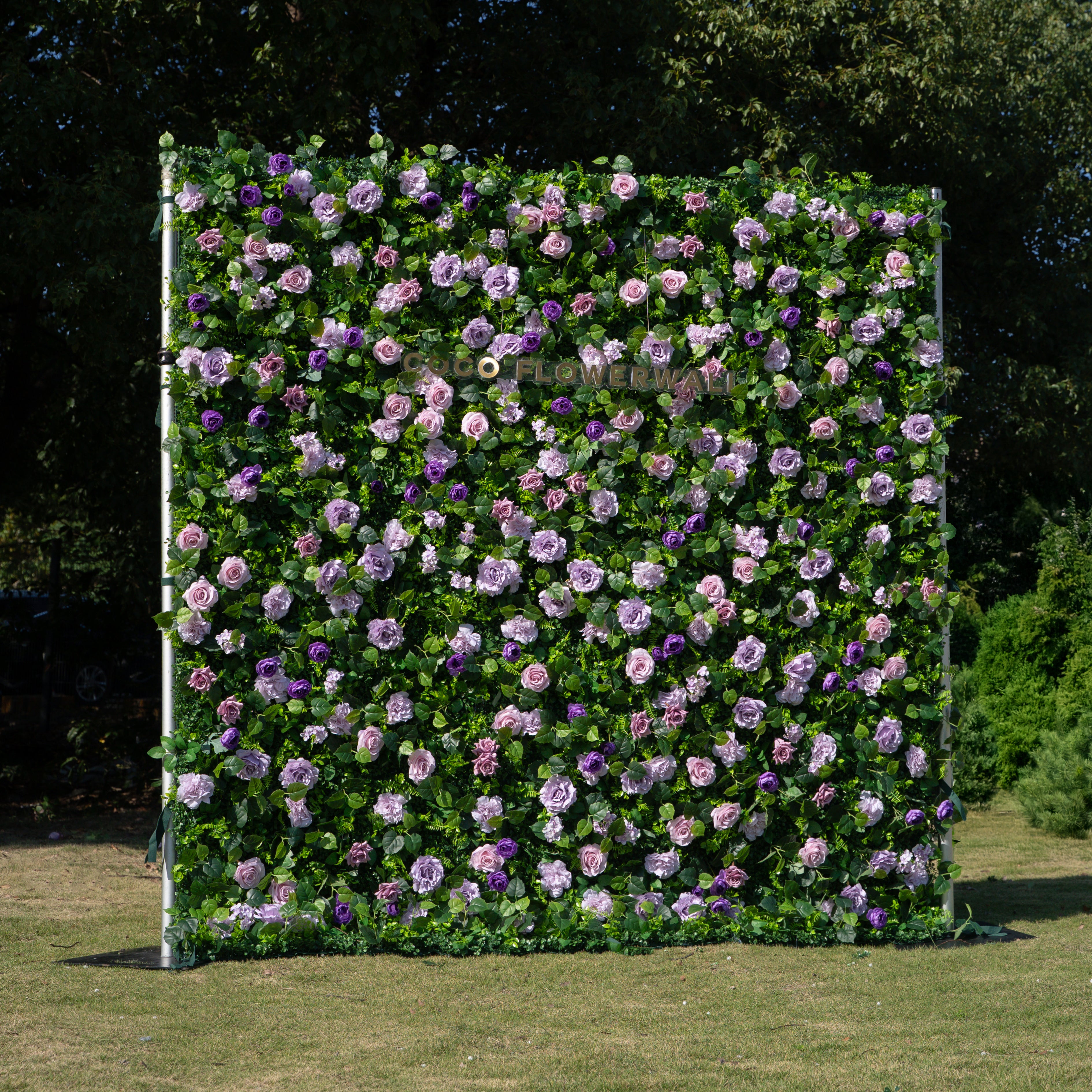Linden 2D Artificial Flower Wall – Easy Zip-Up Installation, Perfect for Christmas & New Year Events!