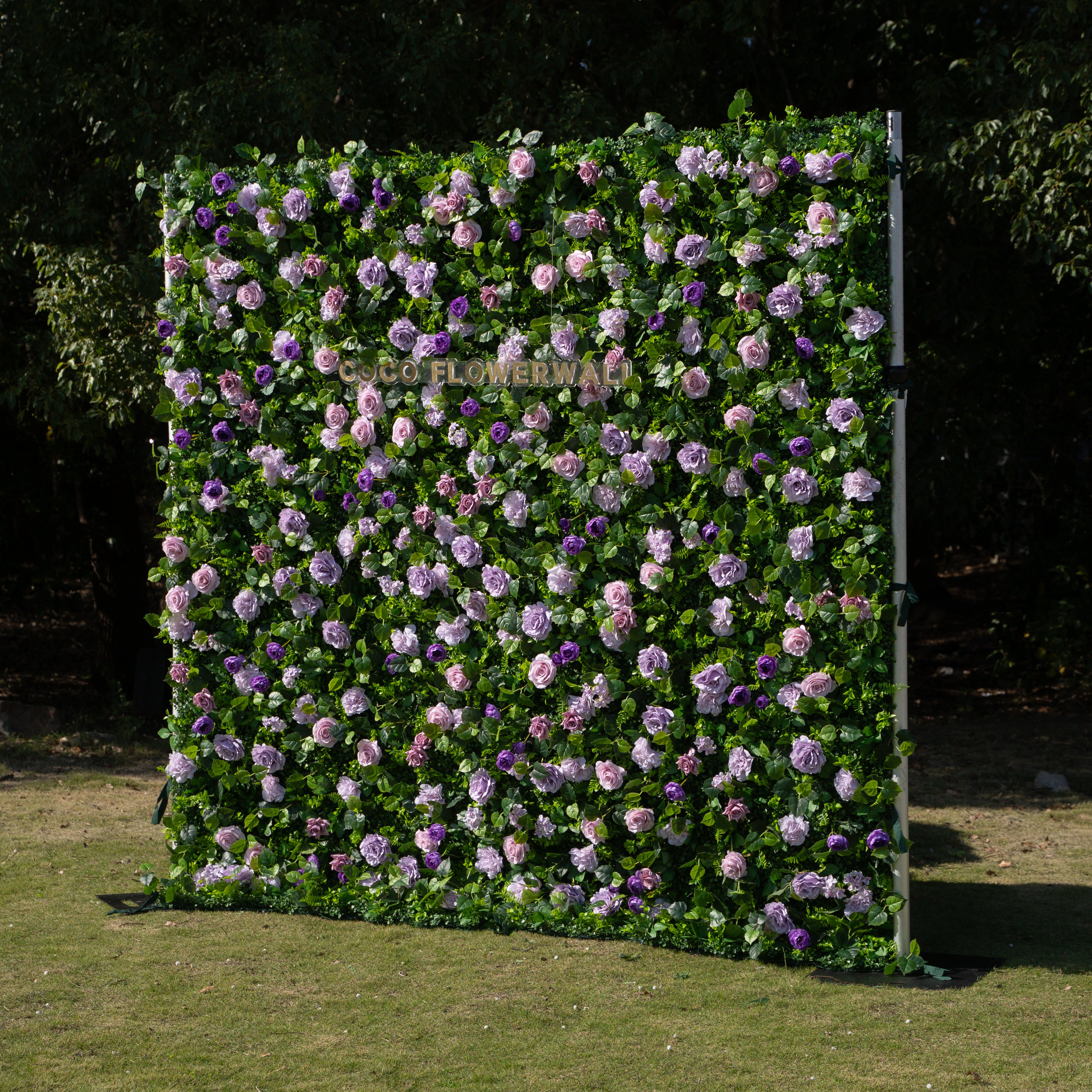 Linden 2D Artificial Flower Wall – Easy Zip-Up Installation, Perfect for Christmas & New Year Events!