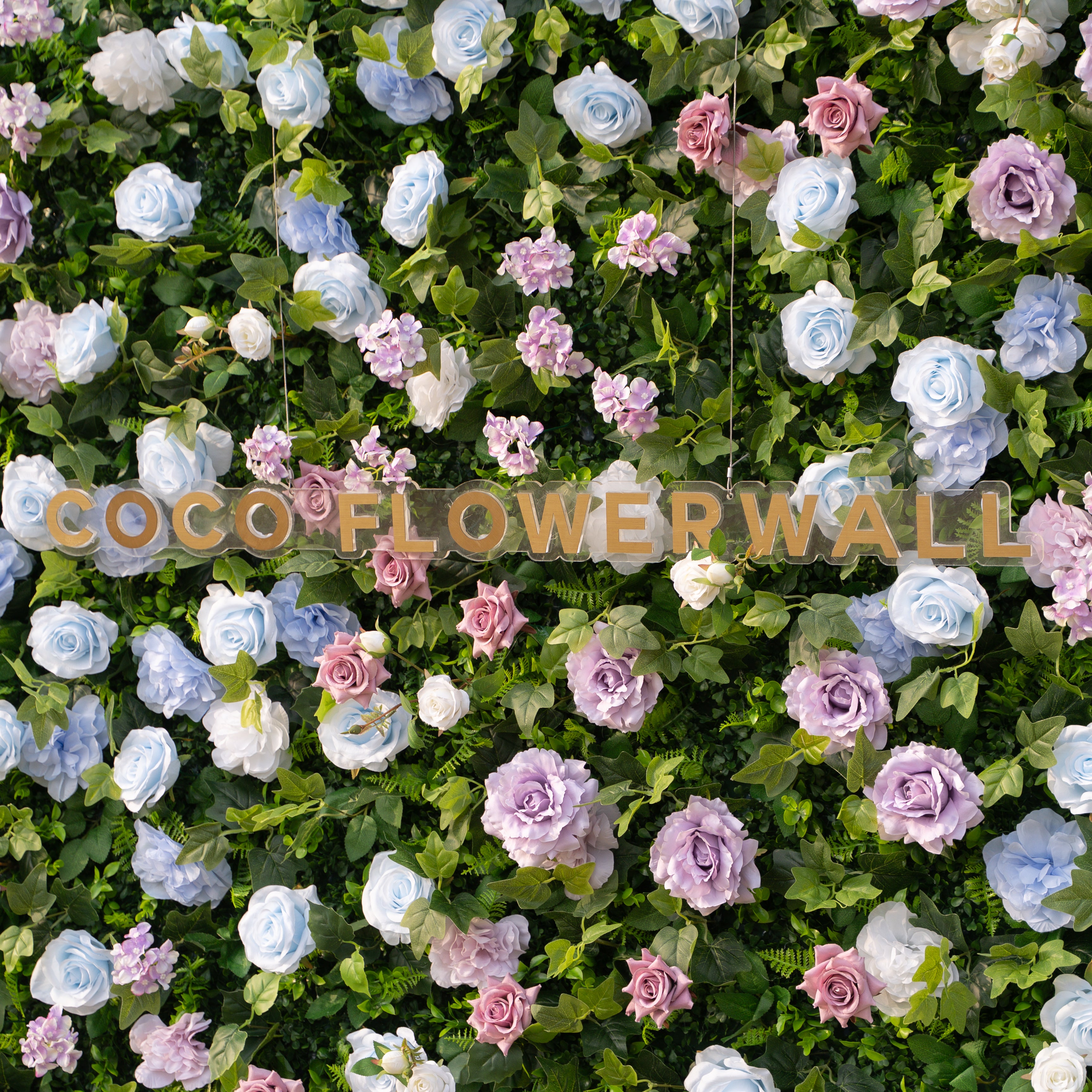 Monroe 2D Artificial Flower Wall Backdrop Reusable Floral Panel for Valentine’s Day, Mother’s Day & Parties(Ready to Ship 5 days! )
