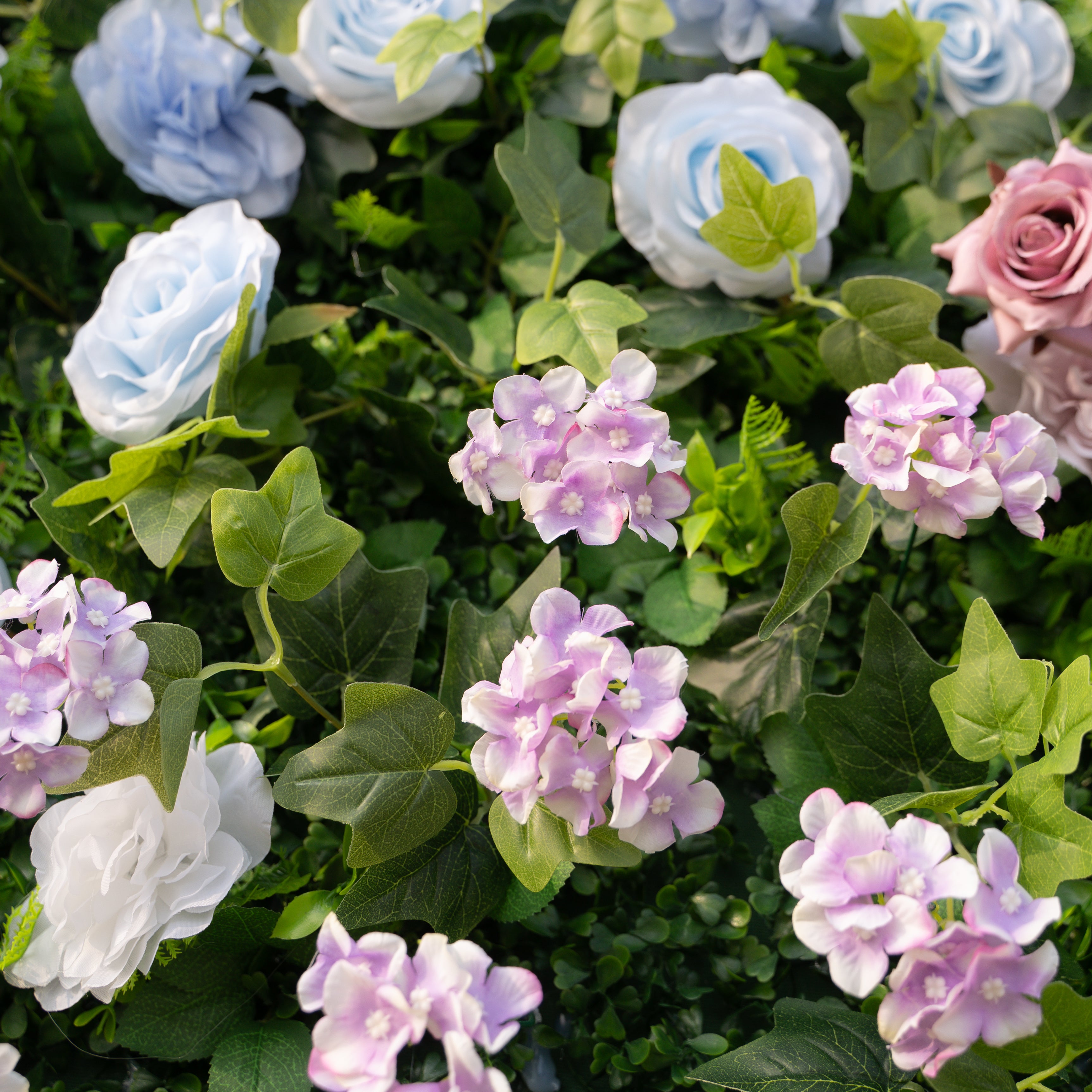 Monroe 2D Artificial Flower Wall Backdrop Reusable Floral Panel for Valentine’s Day, Mother’s Day & Parties(Ready to Ship 5 days! )