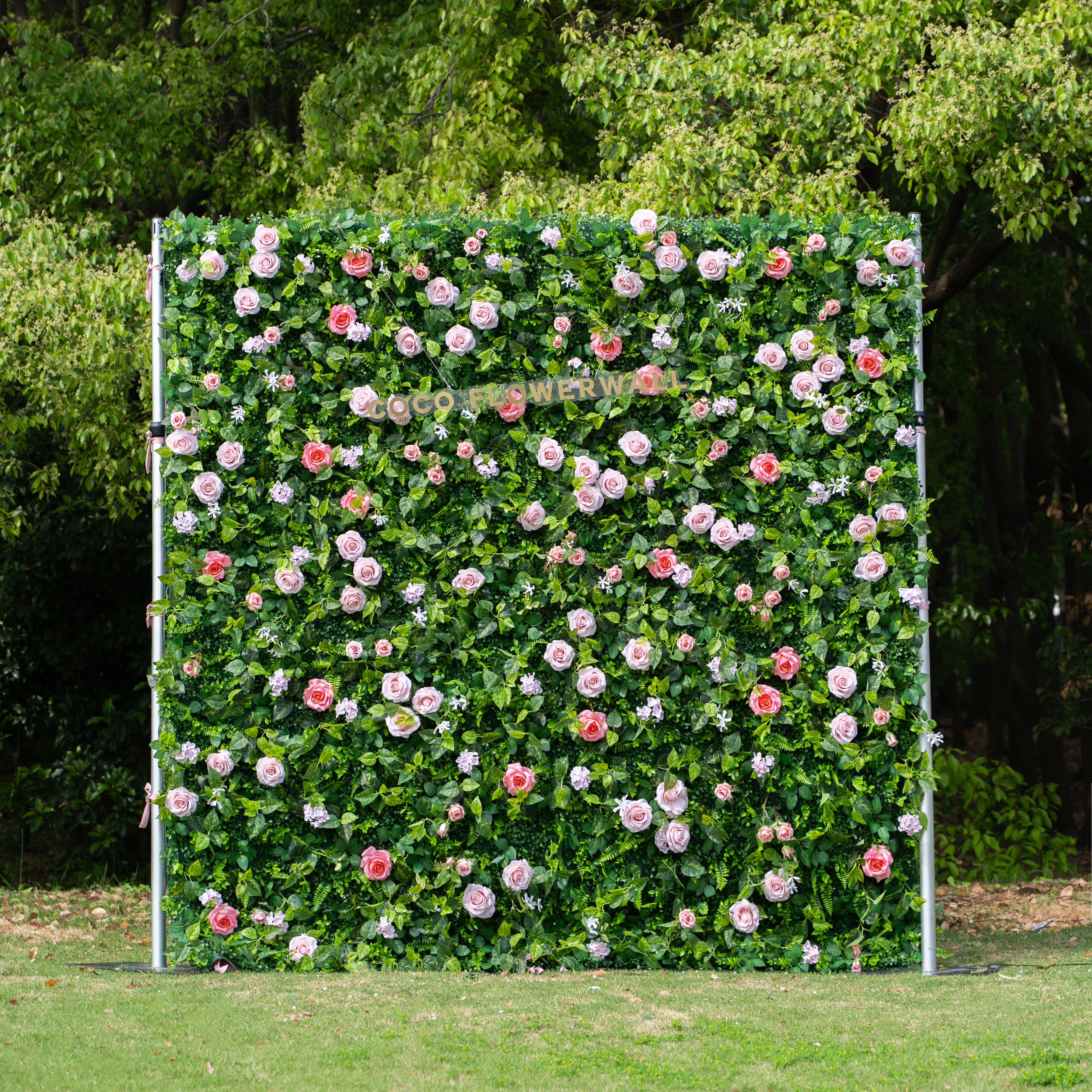 Norwalk 2D Artificial Zip Up Curtain Flower Wall For Wedding & Home & Events Decoration