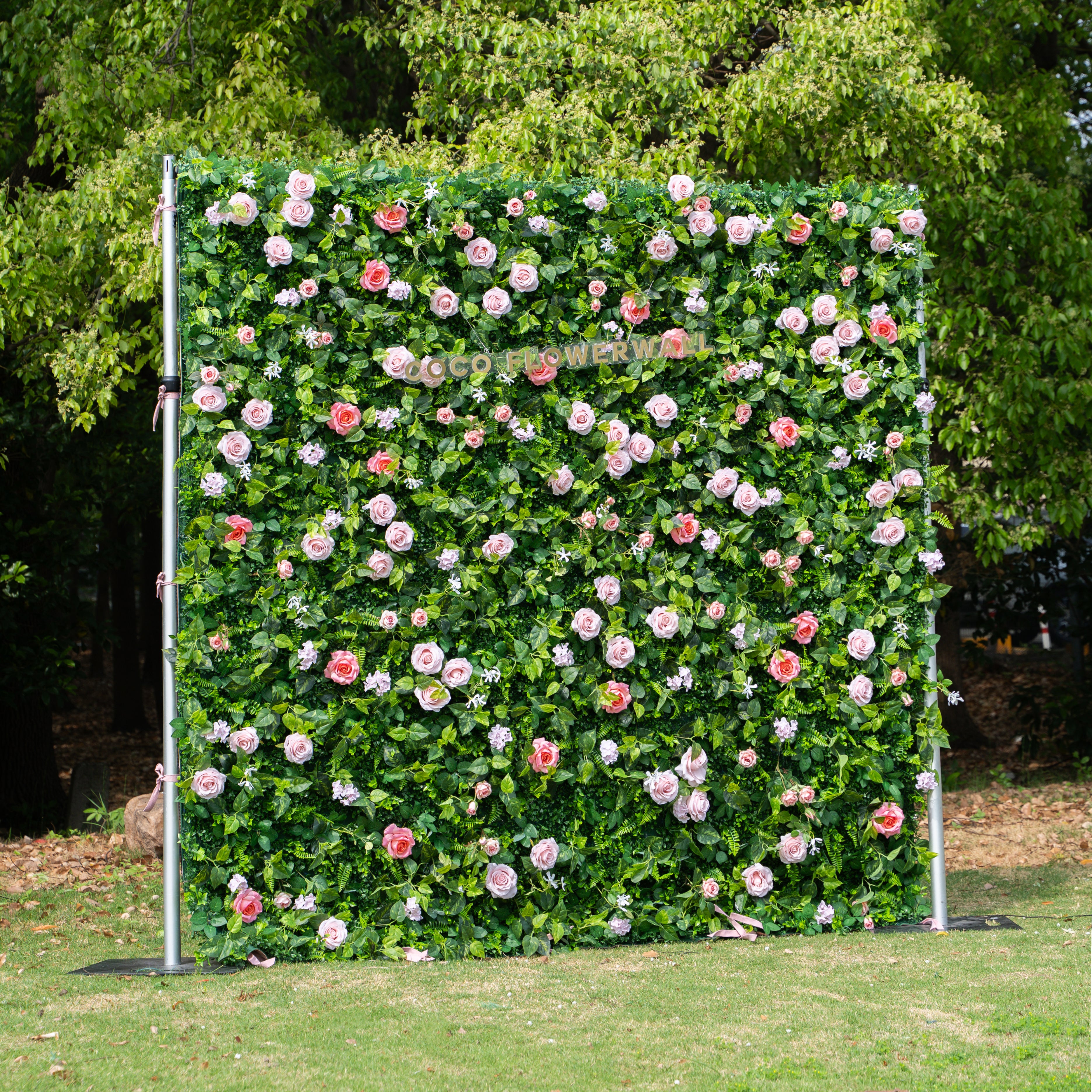 Norwalk 2D Artificial Zip Up Curtain Flower Wall For Wedding & Home & Events Decoration