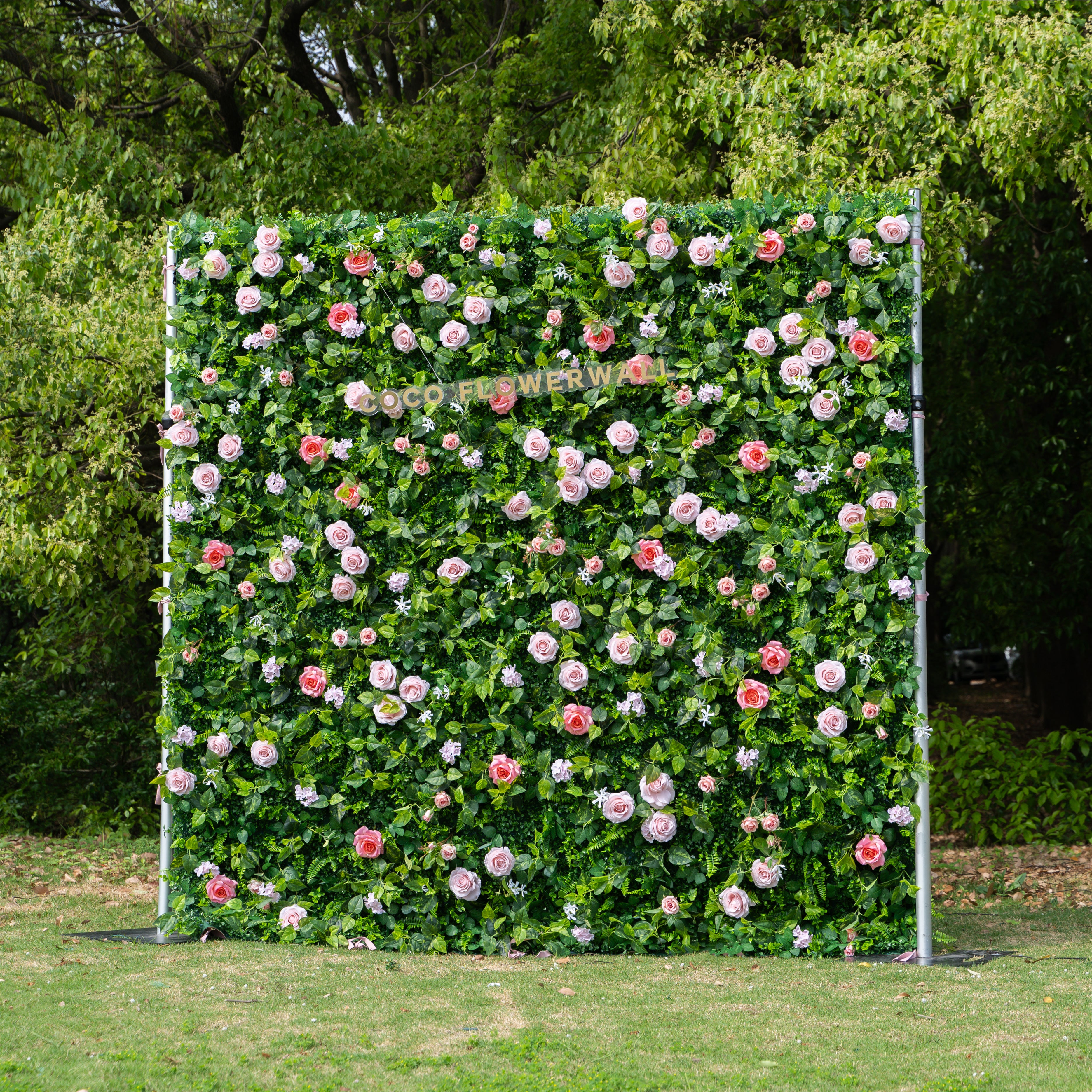 Norwalk 2D Artificial Zip Up Curtain Flower Wall For Wedding & Home & Events Decoration