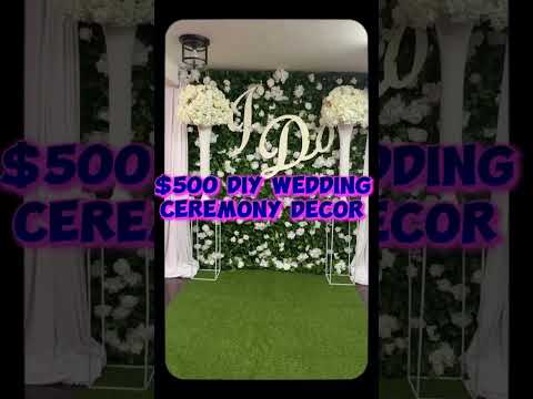 Harvard 2D Artificial Zip Up Curtain Flower Wall For Event