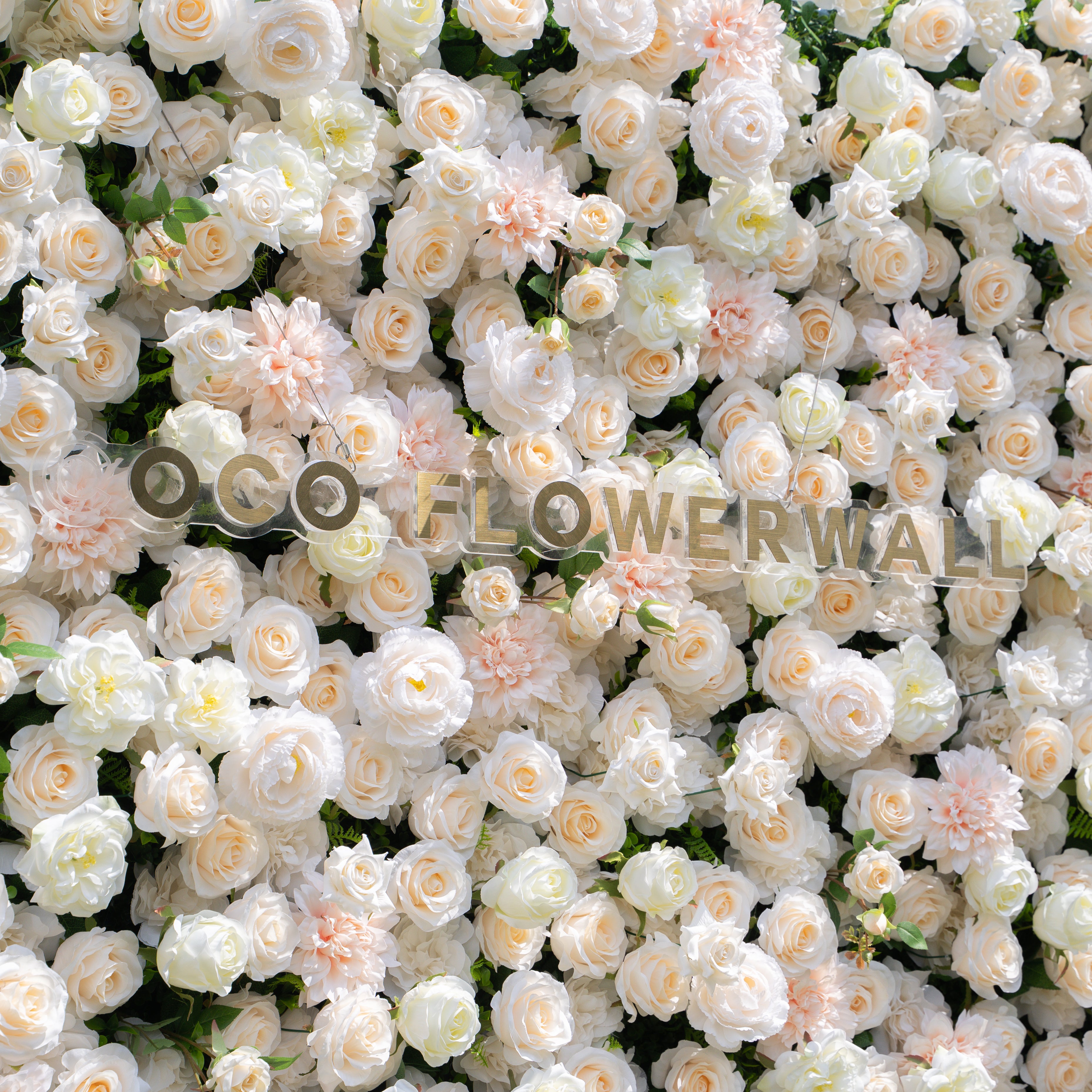 Solana 5D Fabric Artificial Zip Up Curtain Flower Wall For Wedding and Events Decoration