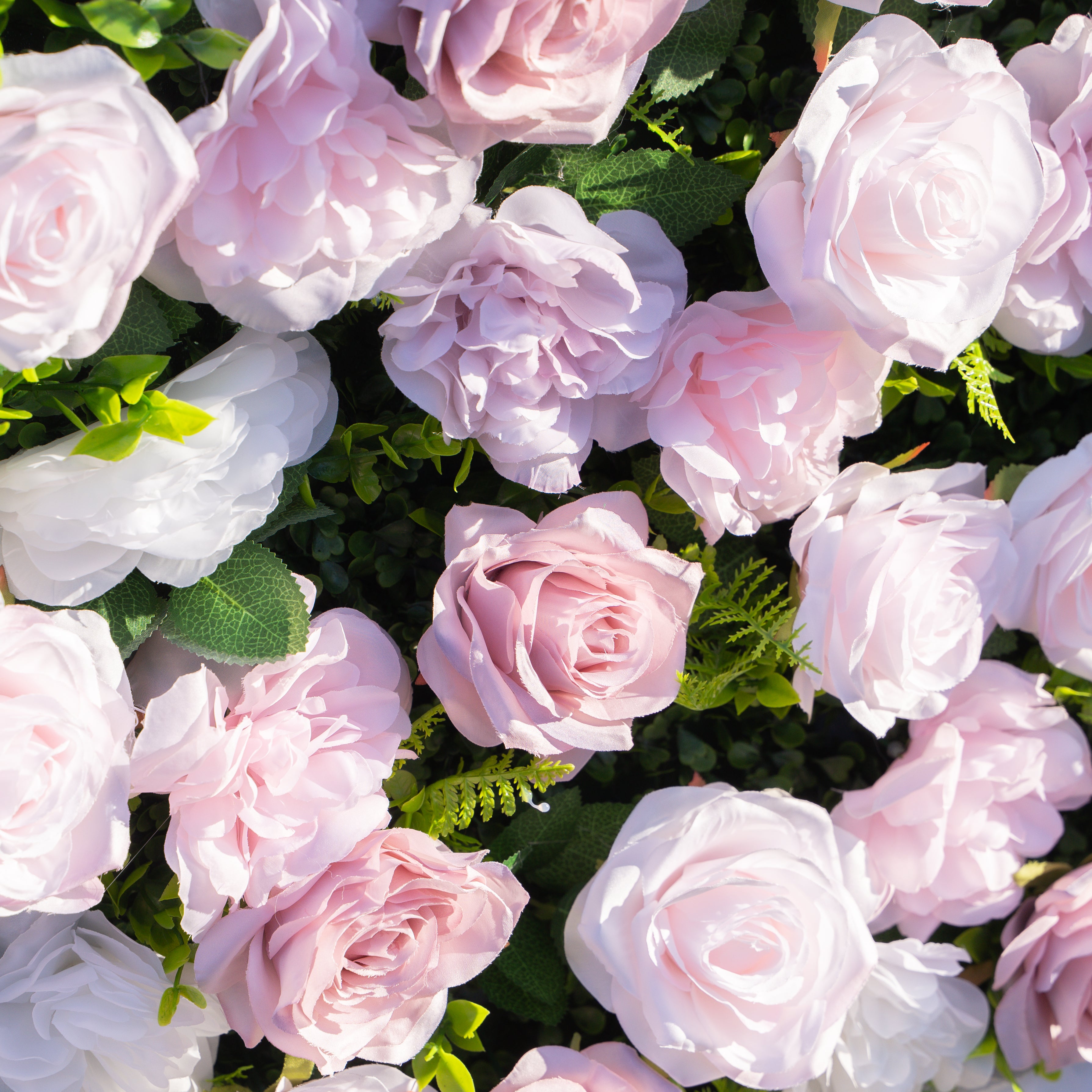 Tuscola 3D Fabric Backdrop Artificial Flower Wall with Zip-Up Design for Wedding and Events