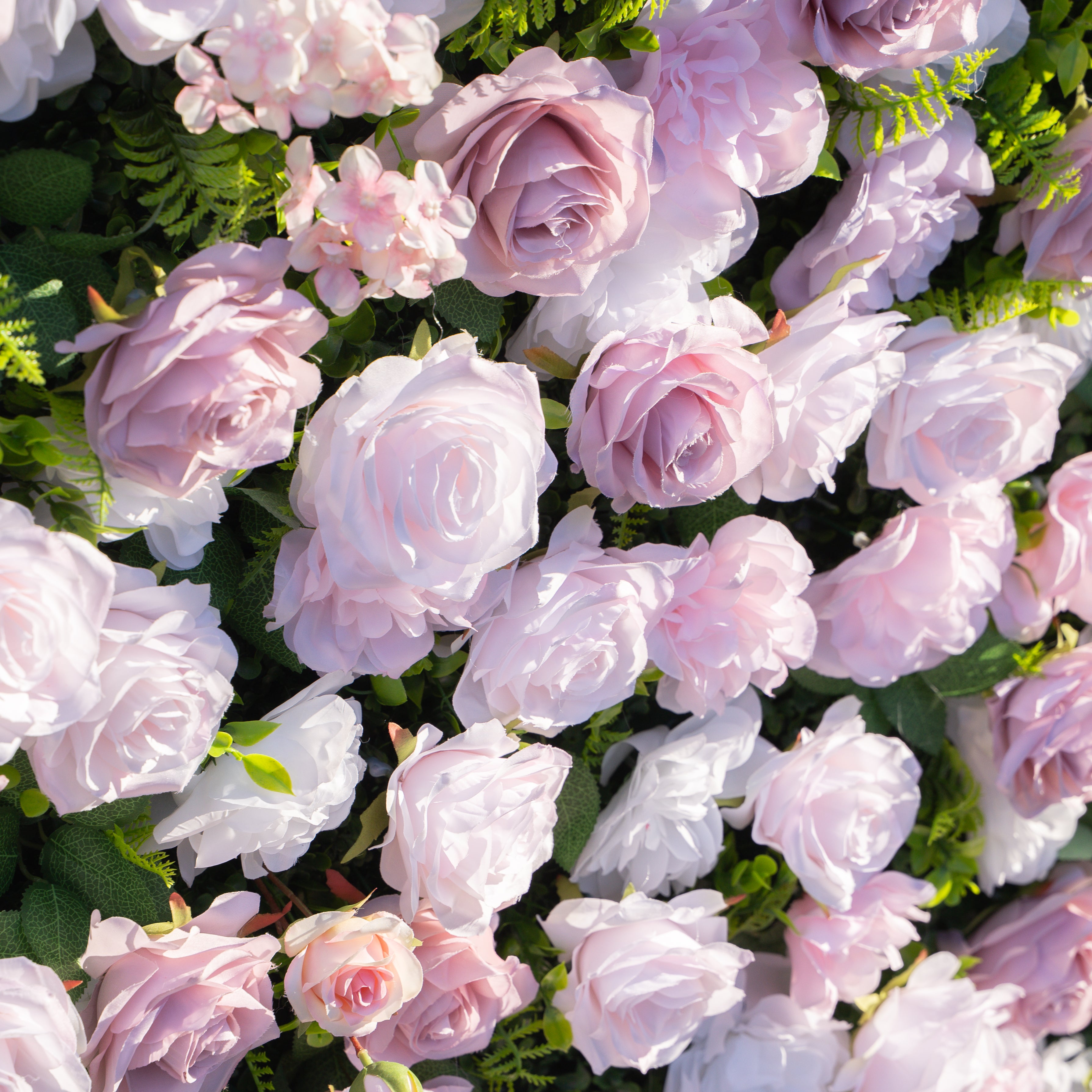 Tuscola 3D Fabric Backdrop Artificial Flower Wall with Zip-Up Design for Wedding and Events