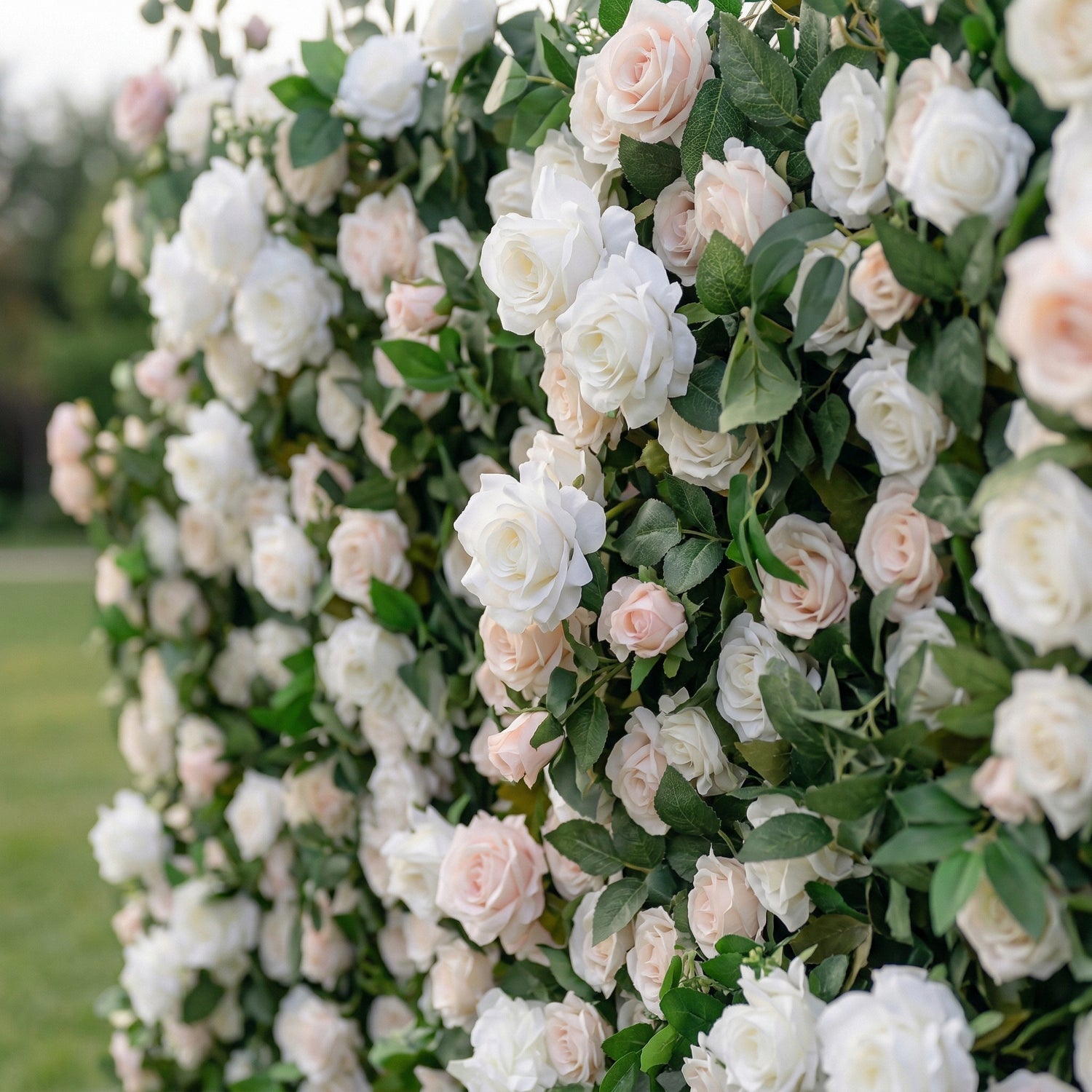 Corenia 3D Artificial Flower Wall Backdrop Reusable Floral Panel for Wedding &amp; Mother’s Day &amp; Parties