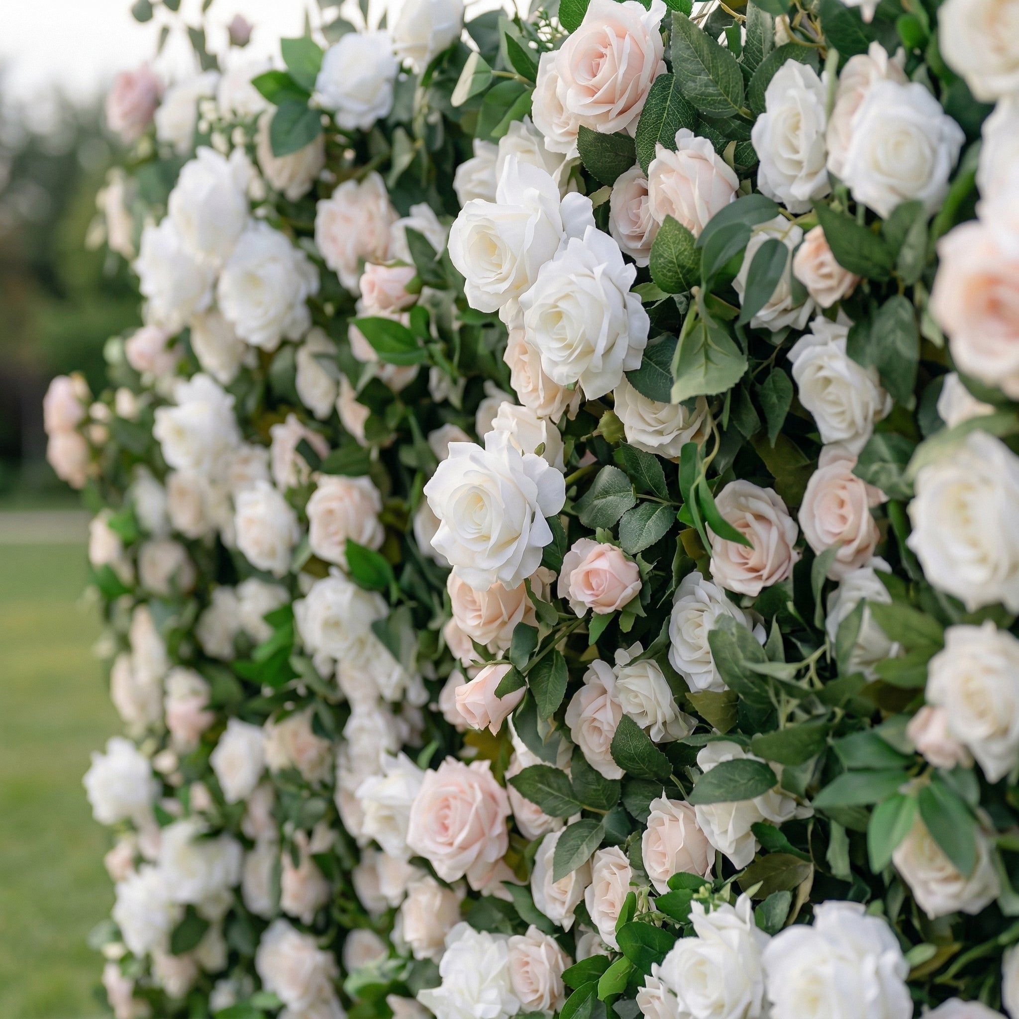 Corenia 3D Artificial Flower Wall Backdrop Reusable Floral Panel for Wedding &amp; Mother’s Day &amp; Parties