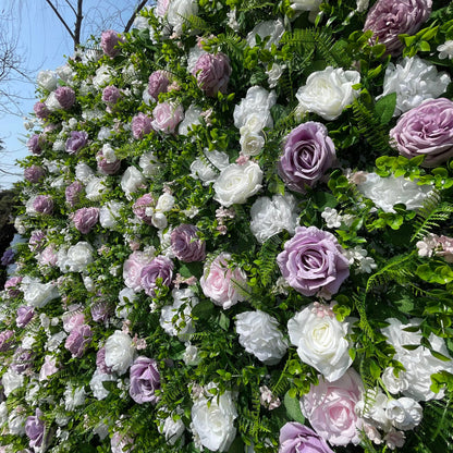 Portland 3D Fabric Artificial Zip Up Curtain Flower Wall For Wedding and Events Decoration