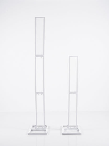 KT Backdrop Display Stand Set | 5.9 ft &amp; 3.9 ft(Fits 5.9–7.2 ft Floral Stands)