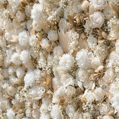 Aurelia 4D Fabric Artificial Zip Up Curtain Flower Wall For Wedding and Events Decoration