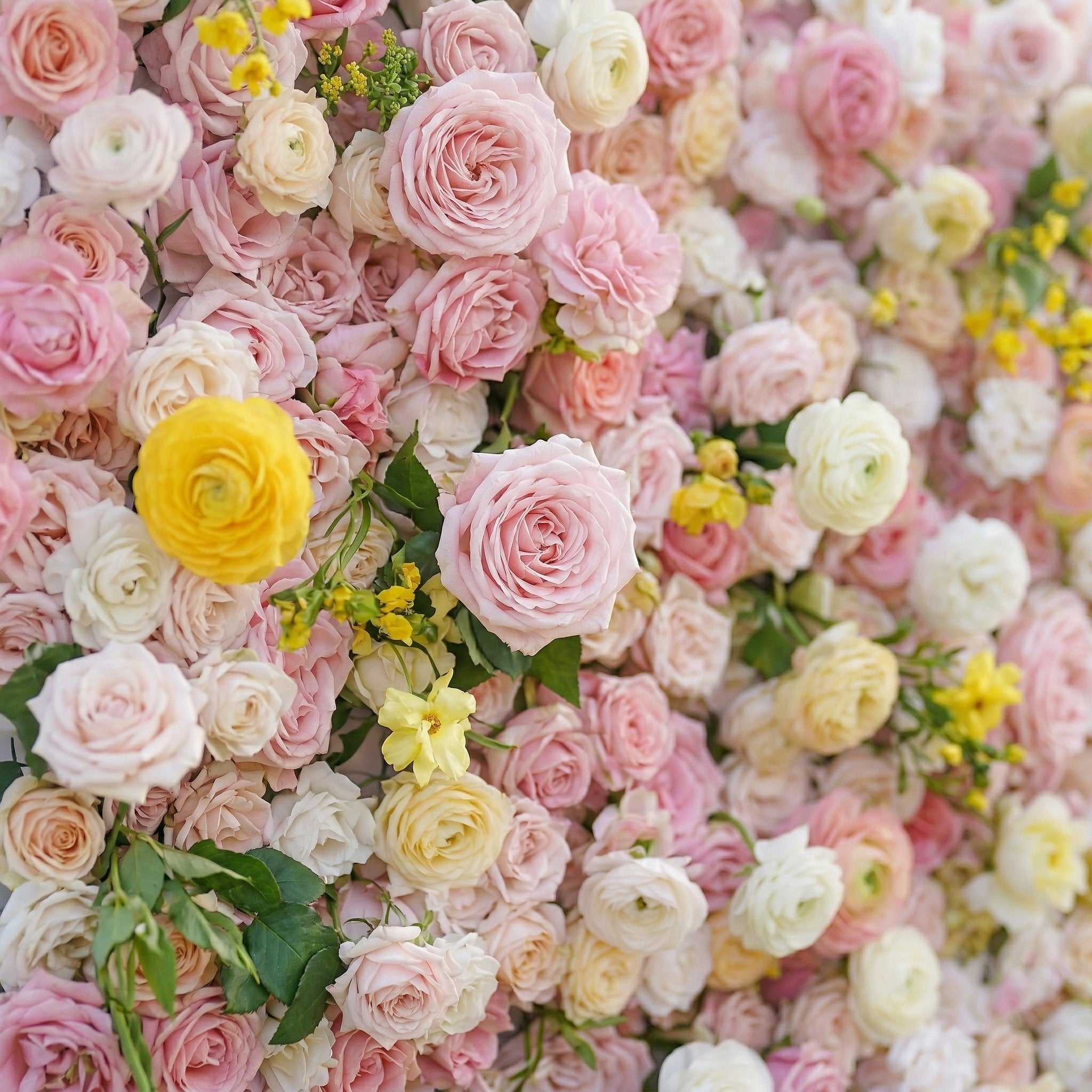 Corinia 4D Fabric Artificial Zip Up Curtain Flower Wall For Wedding and Events Decoration
