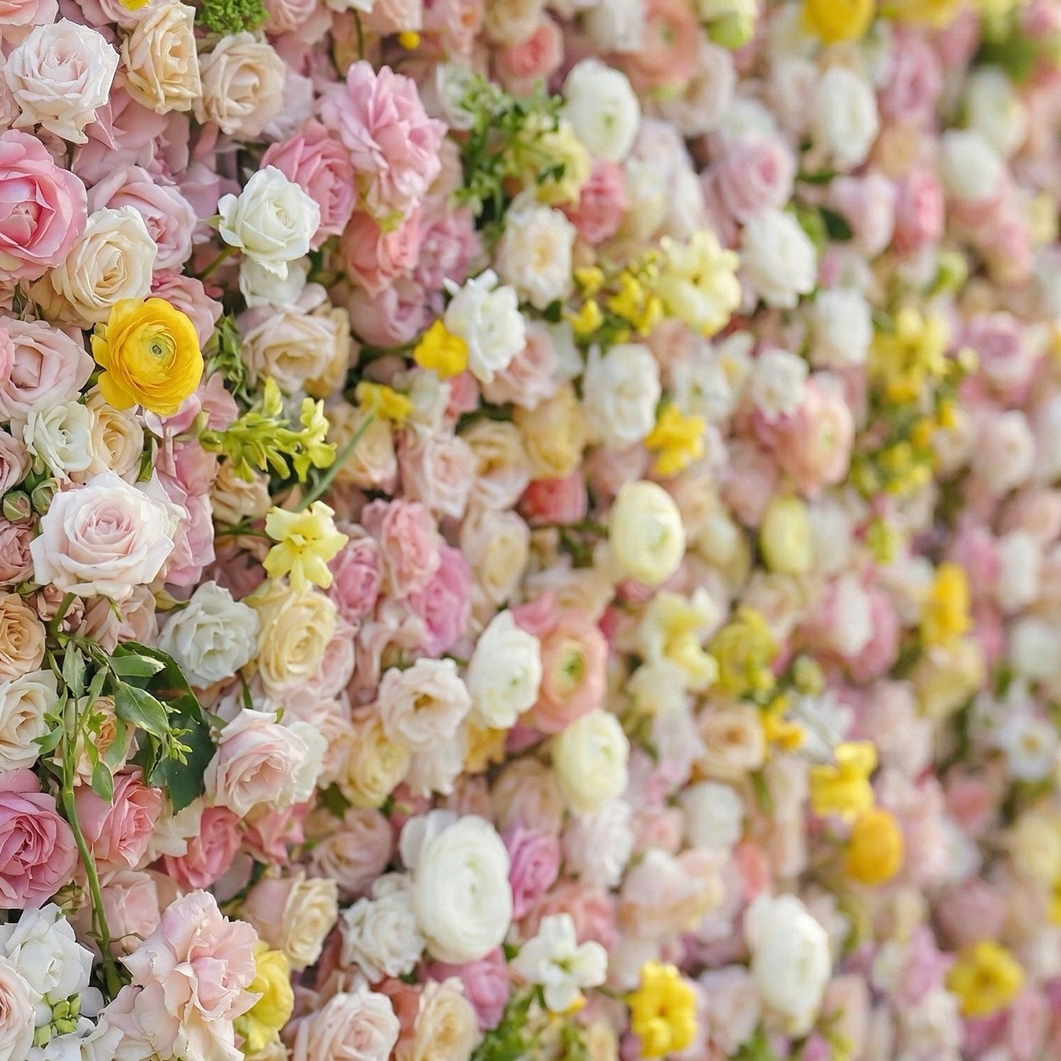 Corinia 4D Fabric Artificial Zip Up Curtain Flower Wall For Wedding and Events Decoration
