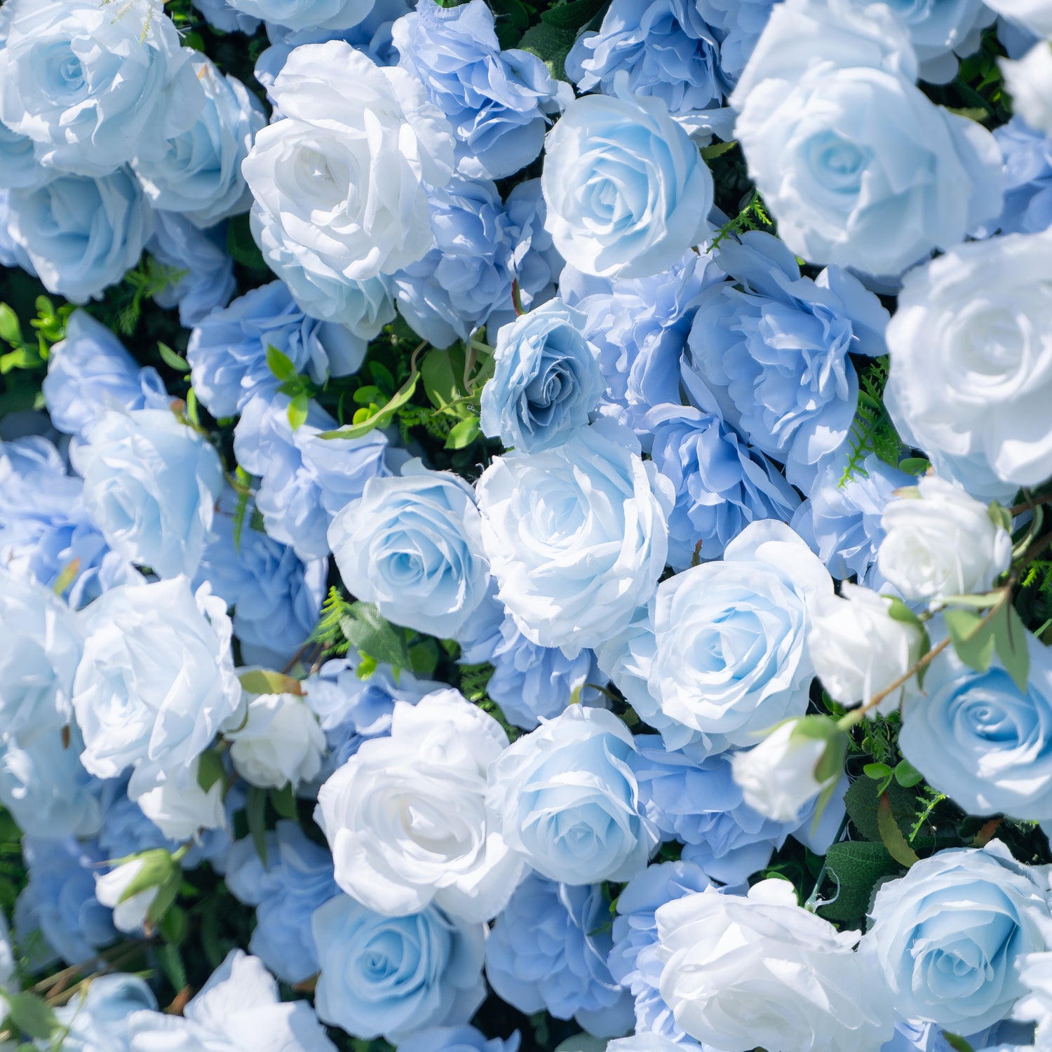 Azurea 3D Rose Flower Wall Fabric Artificial Zip Up Curtain Flower Wall For Wedding and Events Decoration