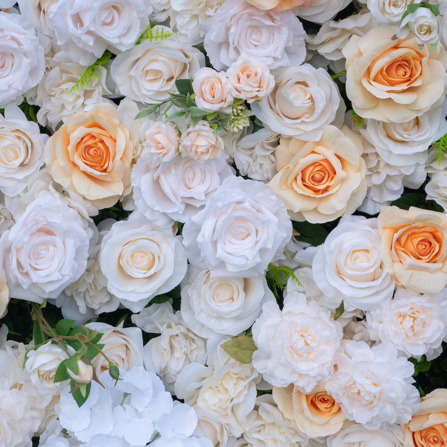 Opaline 3D Rose Flower Wall Fabric Artificial Zip Up Curtain Flower Wall For Wedding and Events Decoration