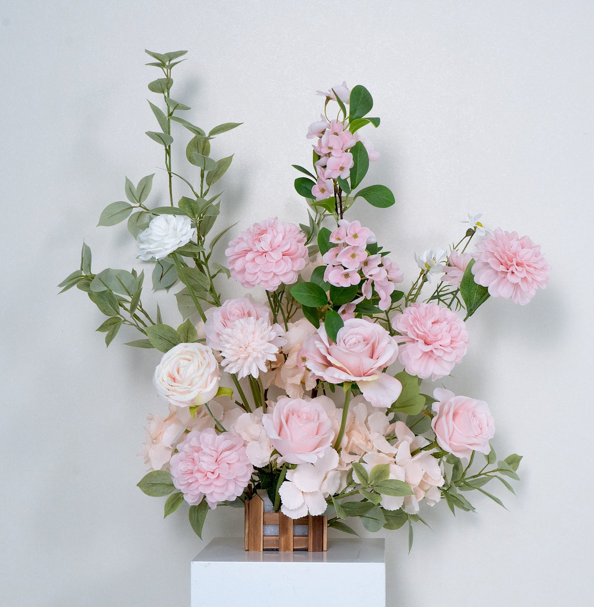 Lisette-Pink-Rose Wedding Aisle Flowers,Aisle Flowers for Wedding Ceremony