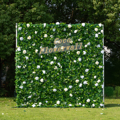 Seattle 2D Artificial Zip Up Curtain Flower Wall For Wedding &amp; Home &amp; Events Decoration