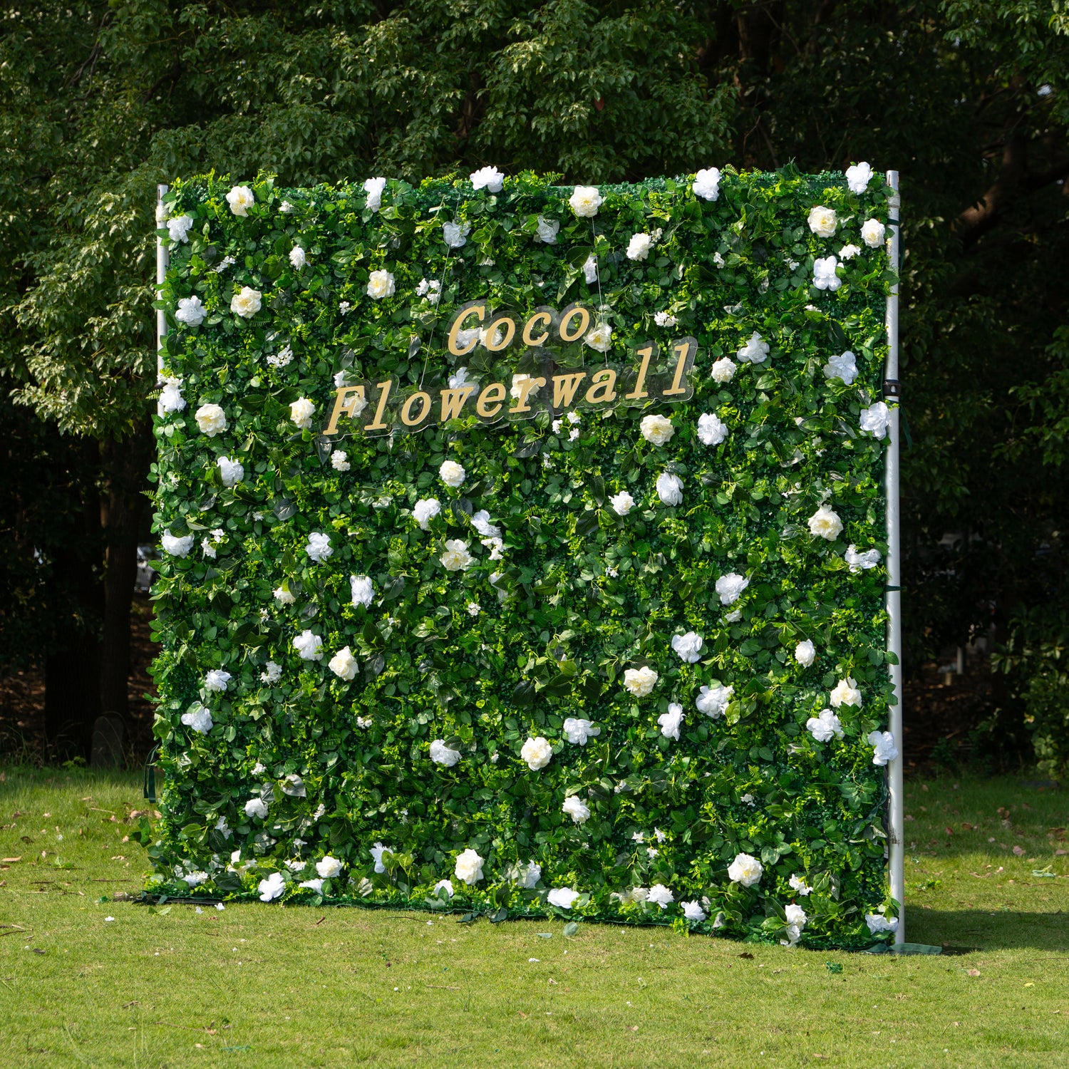 Seattle 2D Artificial Zip Up Curtain Flower Wall For Wedding &amp; Home &amp; Events Decoration