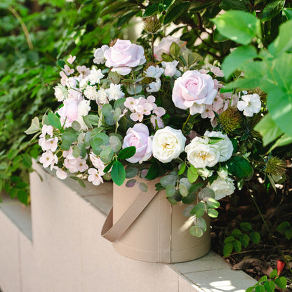 Carmelina - Lifelike Mixed Roses for Indoor/Outdoor