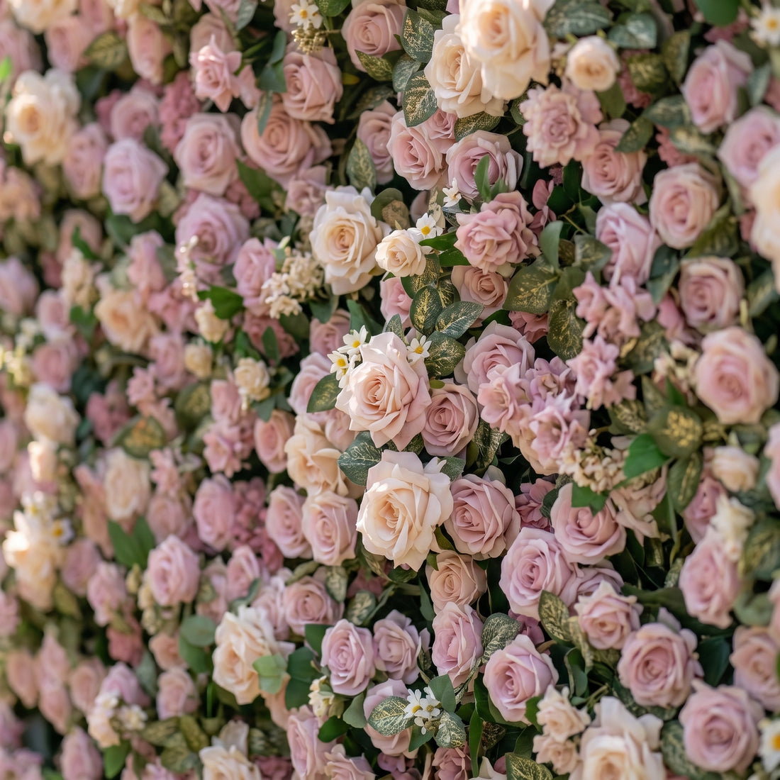 Dewy 3D Pink Flower Wall Fabric Artificial Zip Up Curtain Flower Wall For Wedding and Events Decoration