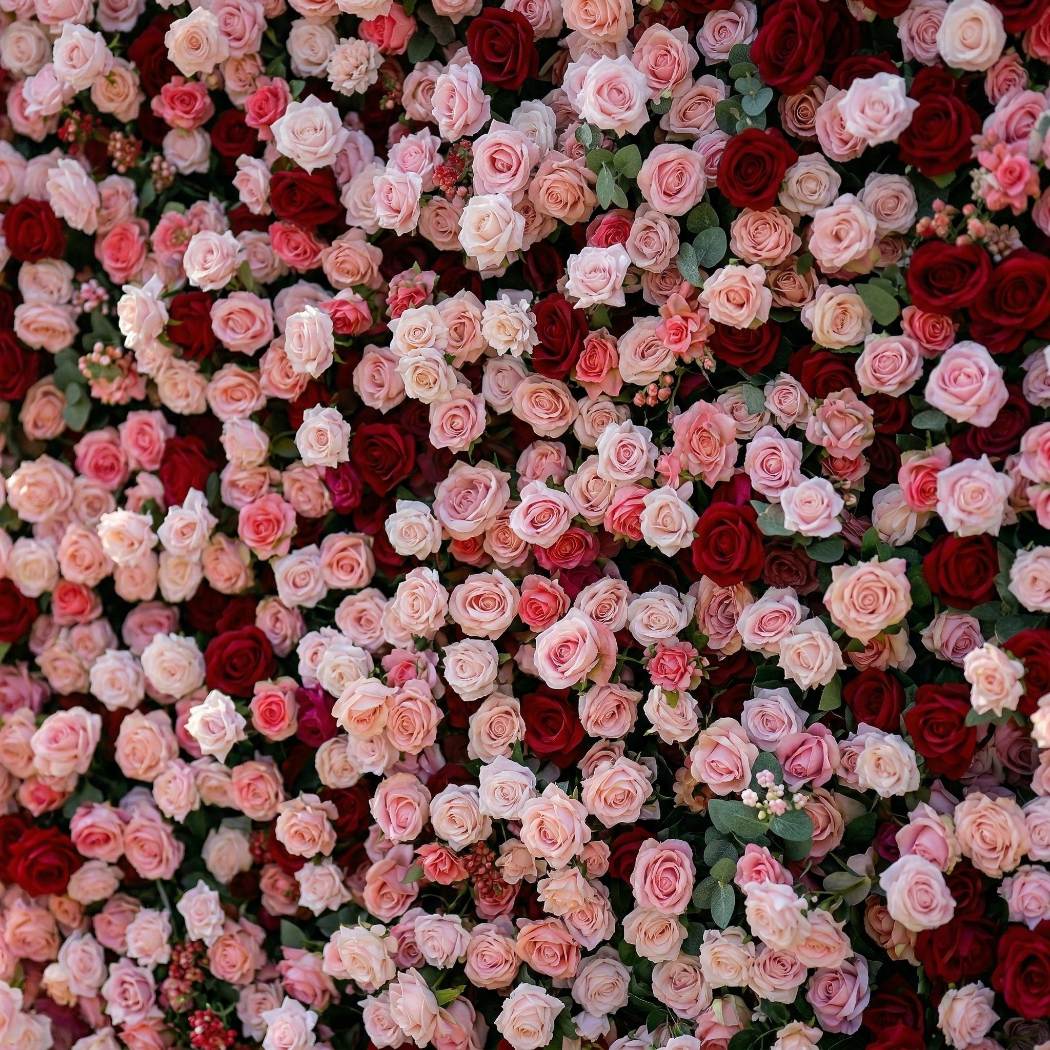 Fineline 4D Romantic Rose Flower Wall Panel – Easy Install Faux Floral Backdrop for Birthday, Graduation &amp; Event Decor
