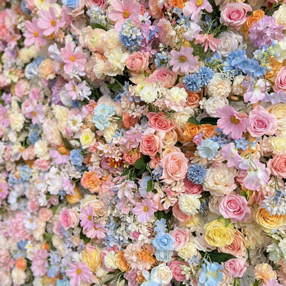 Galenine 5D Colorful Mood Artistic Flower Wall For Wedding and Events