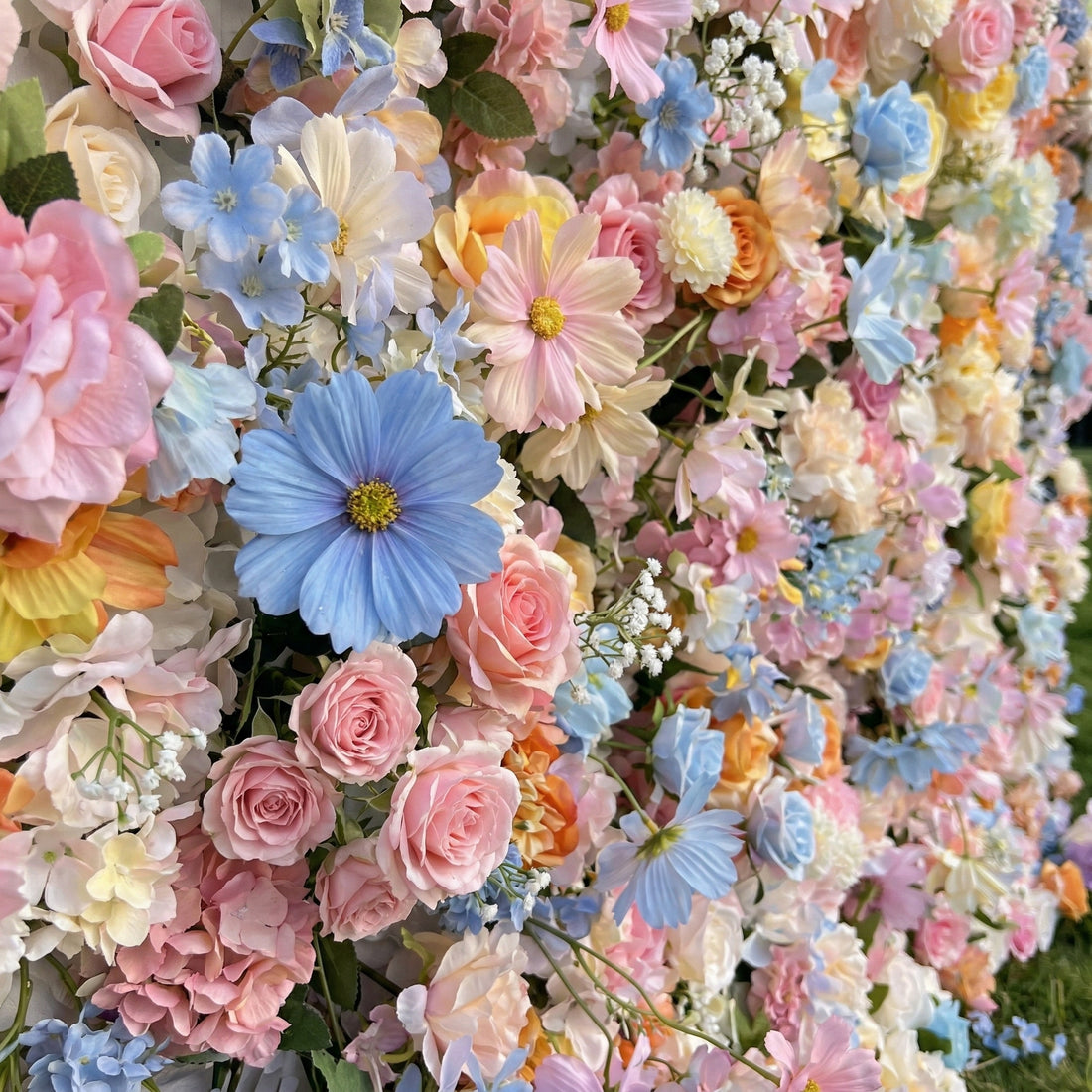 Galenine 5D Colorful Mood Artistic Flower Wall For Wedding and Events