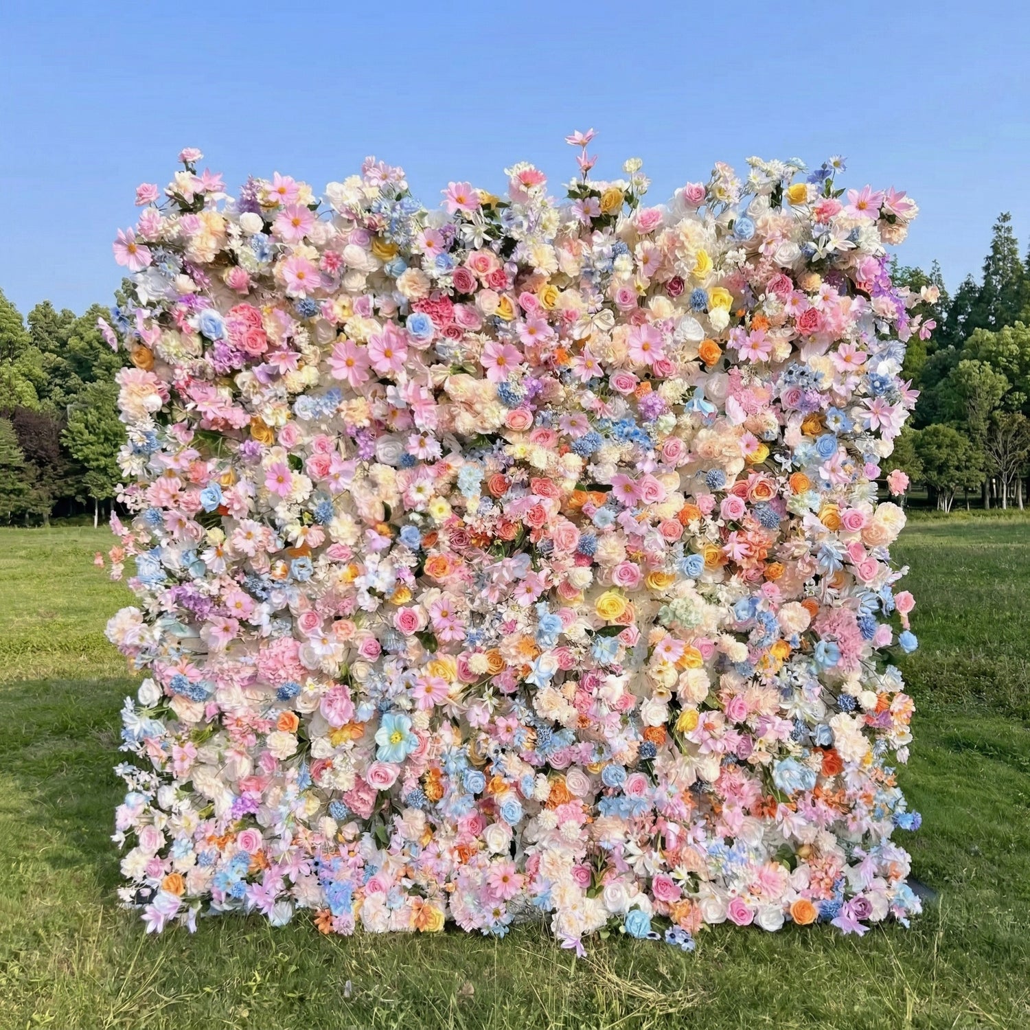 Galenine 5D Colorful Mood Artistic Flower Wall For Wedding and Events