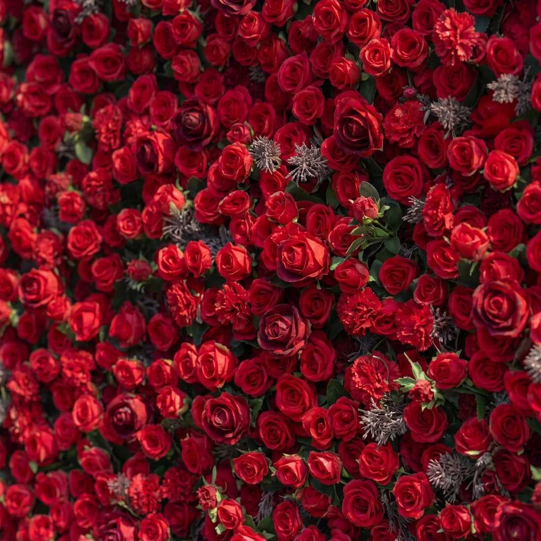 Hazel 3D Fabric Backdrop Artificial Flower Wall with Zip-Up Design for Events and Home Decoration