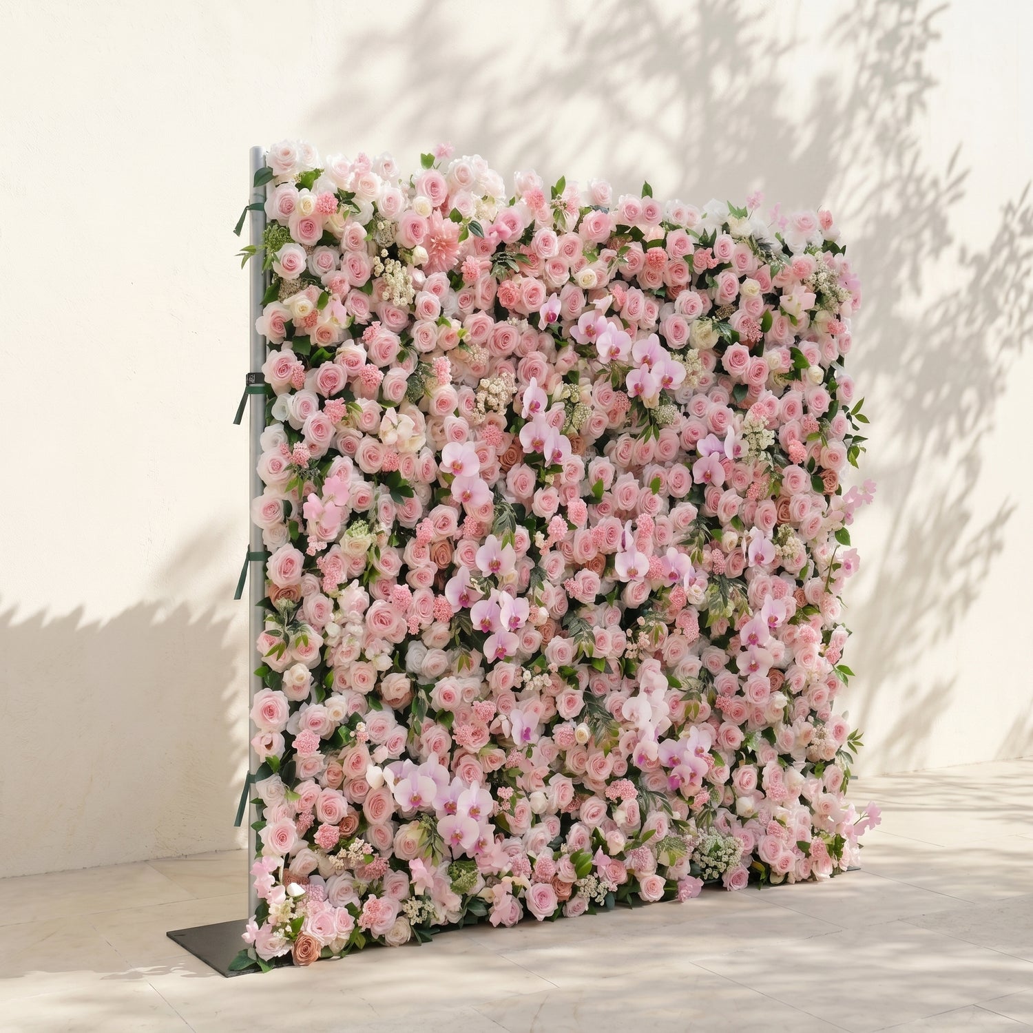 Gale Premium 4D Cherry Blossom Pink Silk Flower Wall with Luxe Orchid Accents for Sweet Parties &amp; Photo Booths